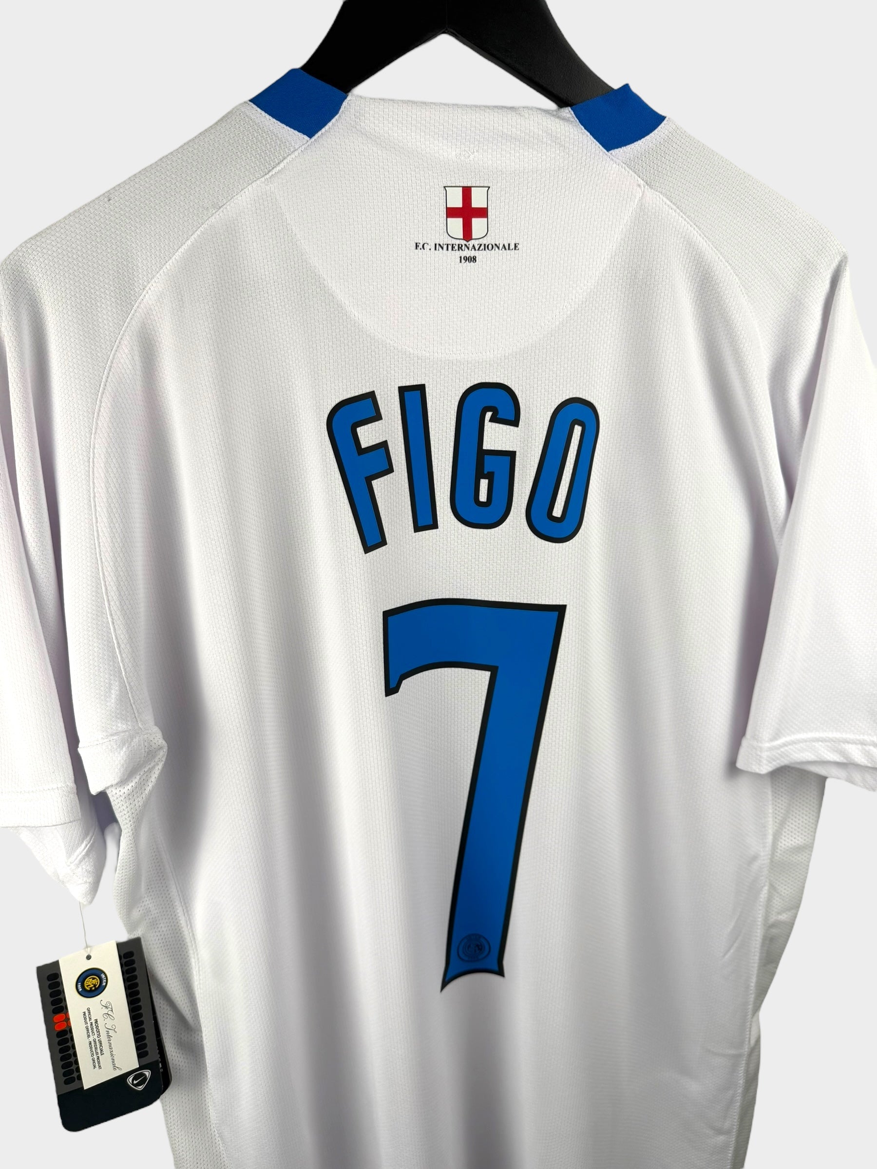 2006-07 INTER MILAN AWAY SHIRT FIGO #7 L - Authentic Football Club