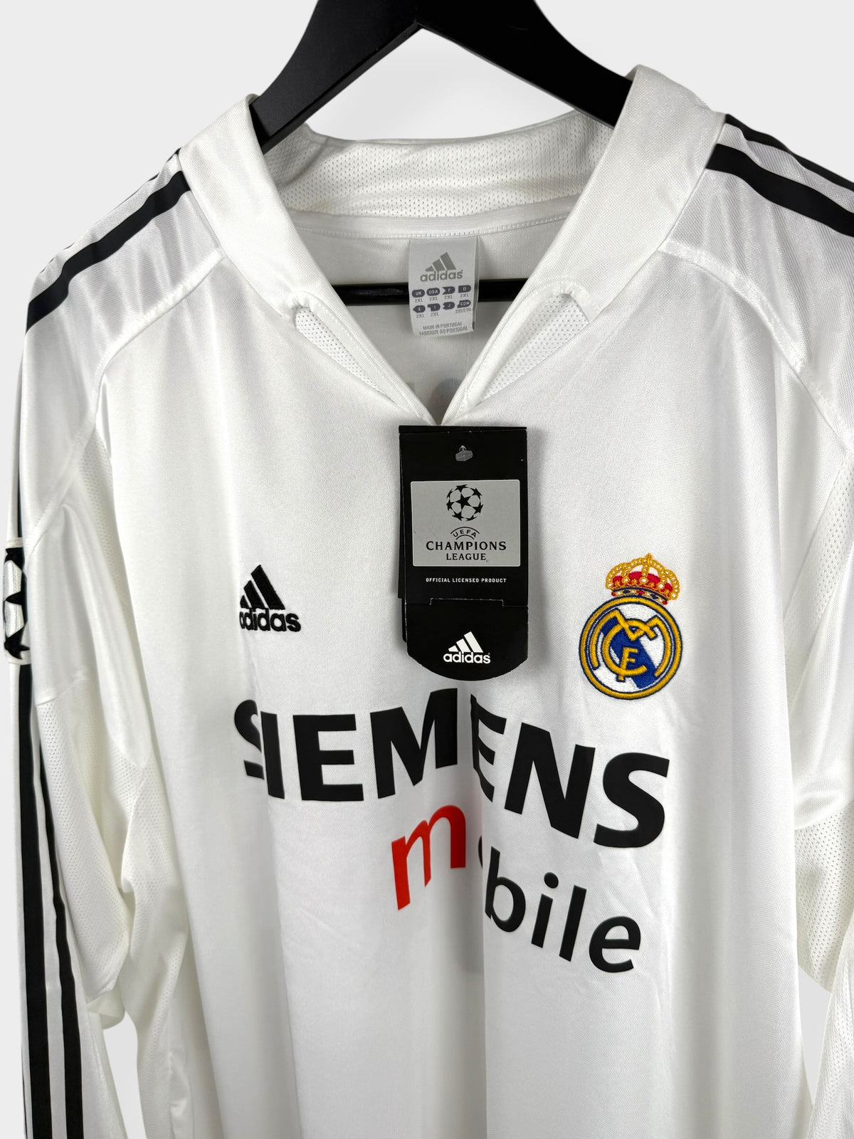 2004-05 REAL MADRID CL THUISSHIRT LS RONALDO #9 XXL