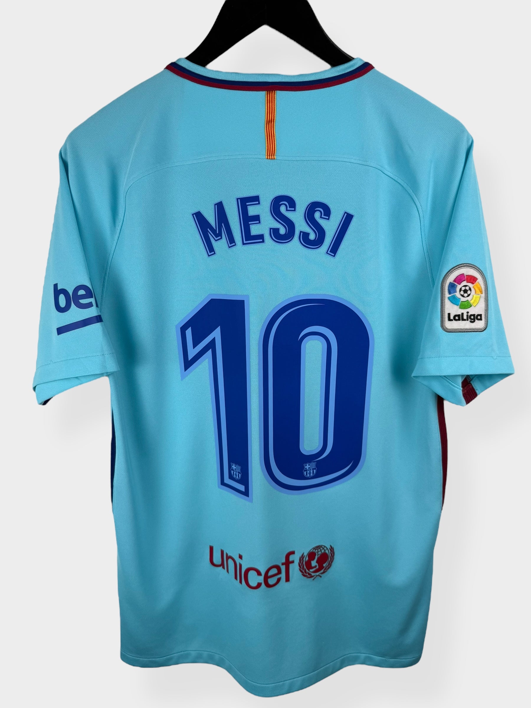 2017-18 BARCELONA AWAY SHIRT MESSI #10 M
