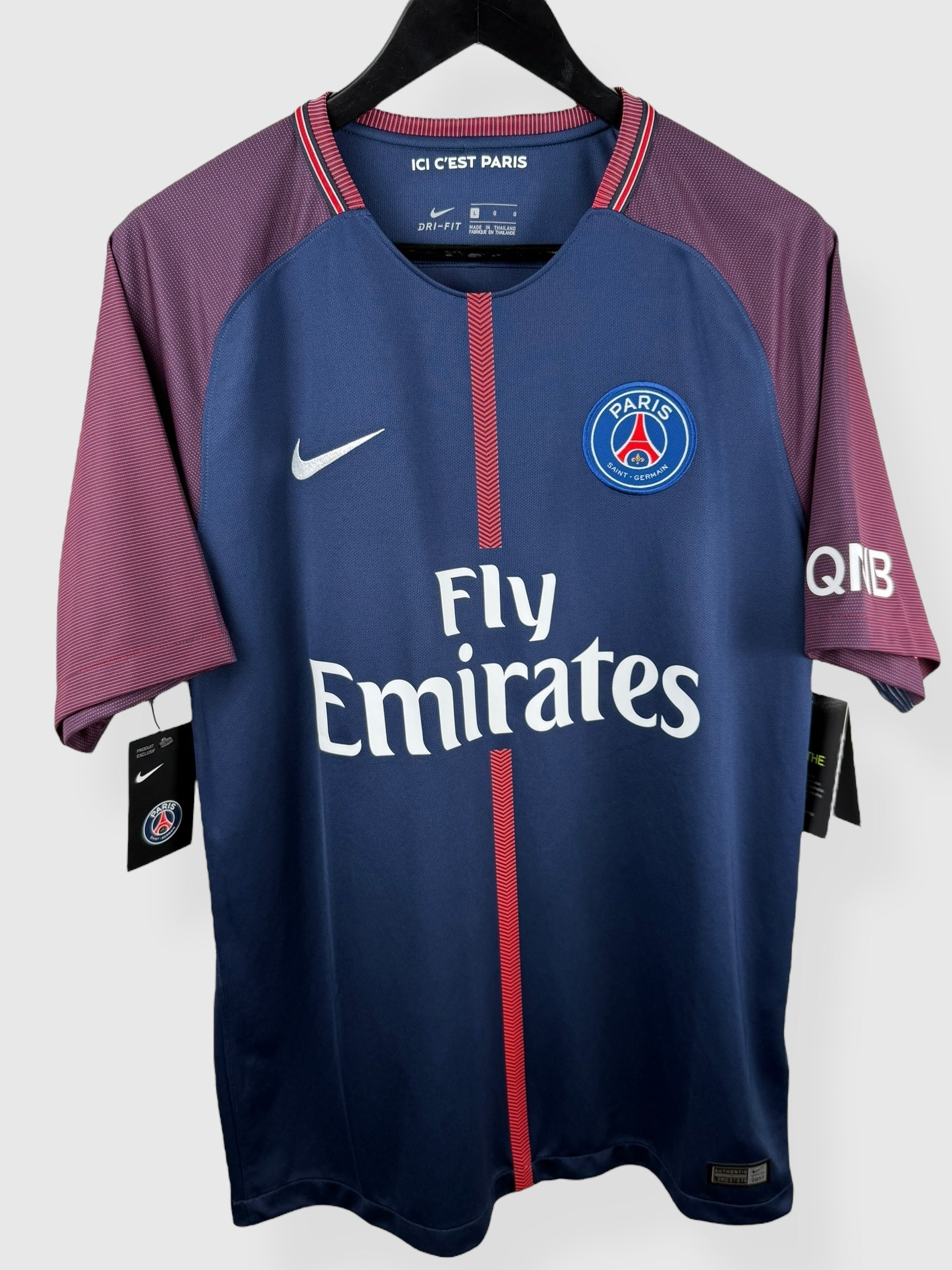2017-18 PARIS-SAINT GERMAIN THUISSHIRT NEYMAR JR #10 L