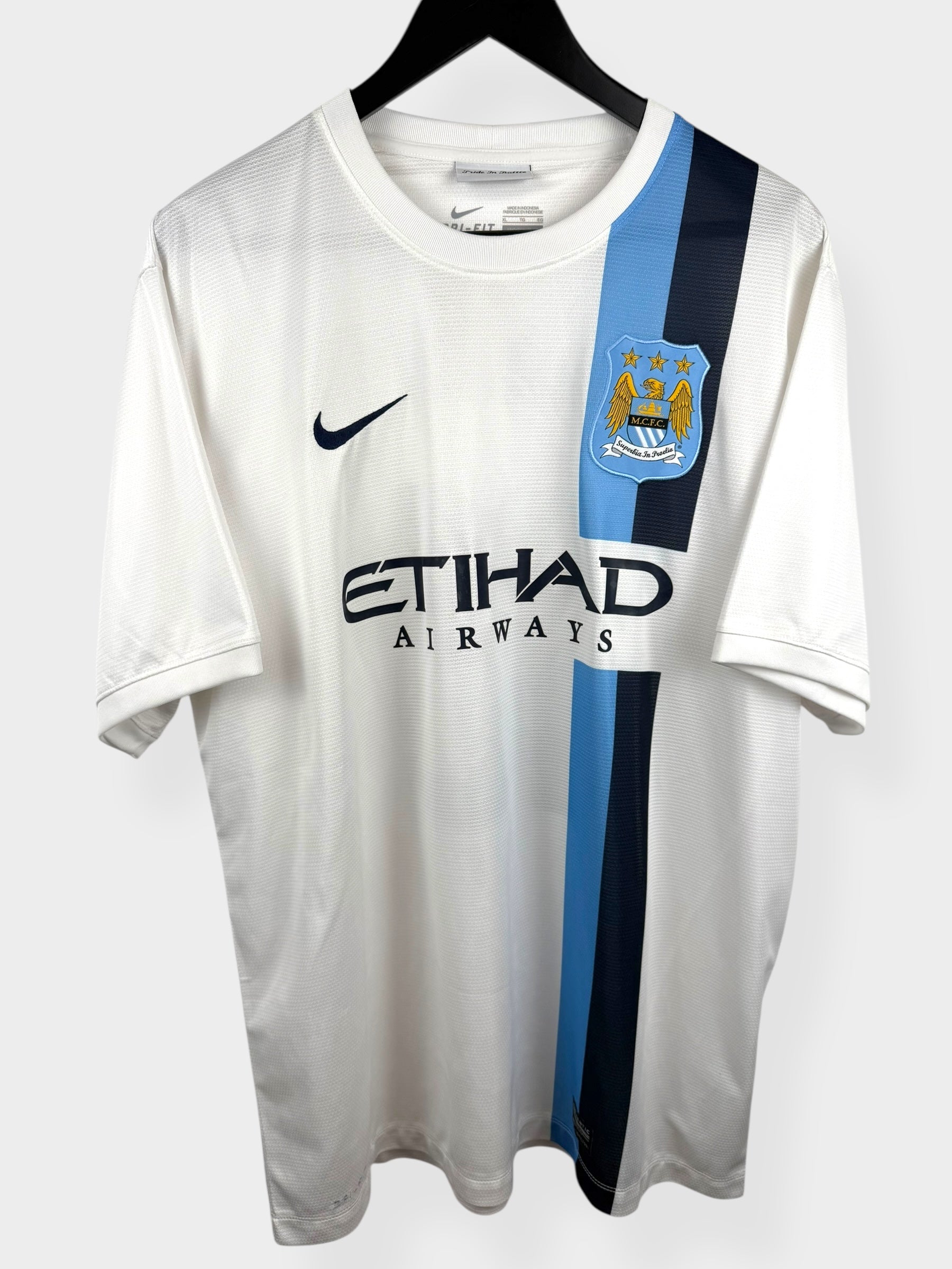 2013-14 MANCHESTER CITY THIRD SHIRT KUN AGUERO #16 XL