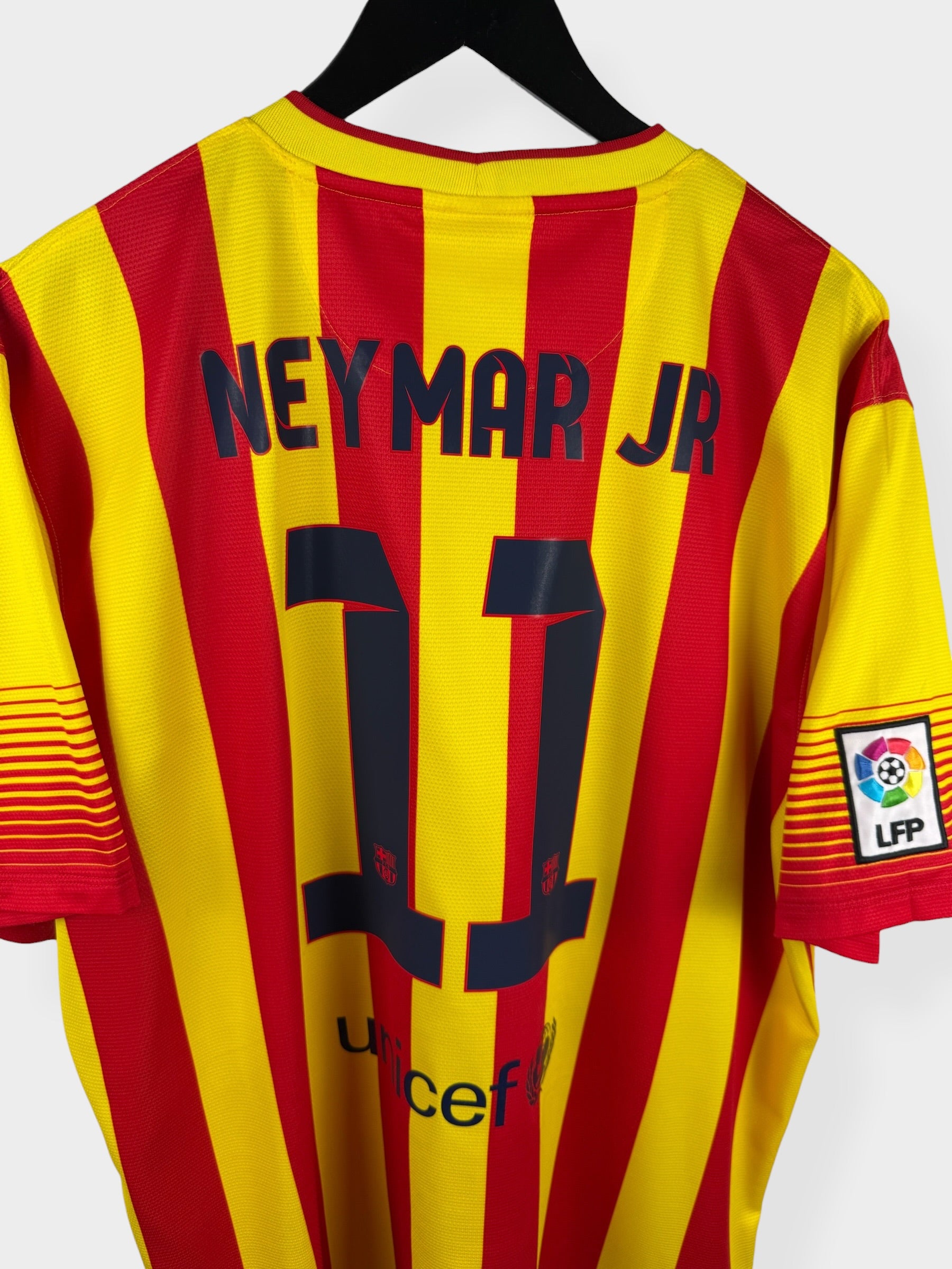 2013-14 BARCELONA AUSWÄRTSTRIKOT NEYMAR JR #11 XXL