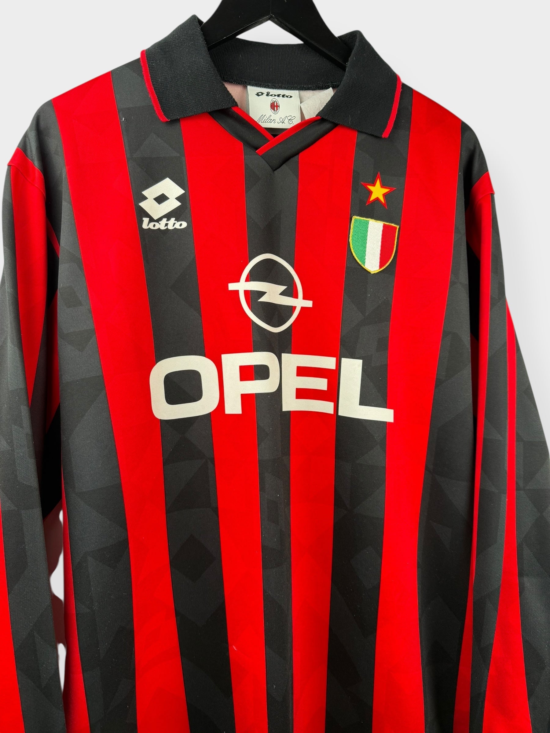 1994-95 AC MILAN HOME SHIRT LS L