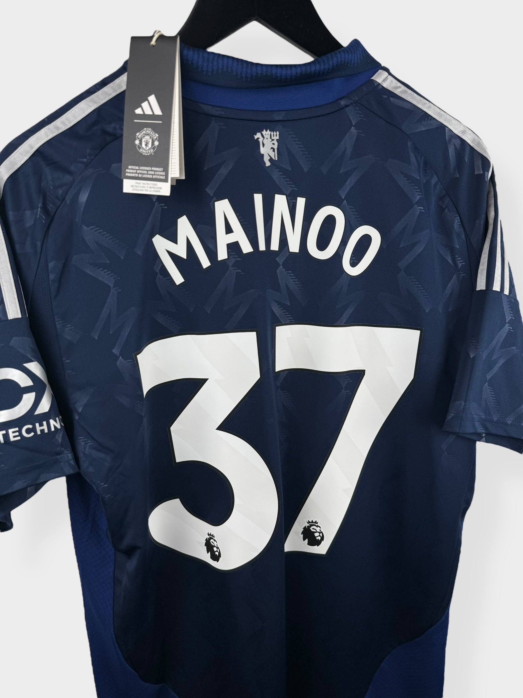 2024-25 MANCHESTER UNITED AWAY SHIRT MAINOO #37 XL