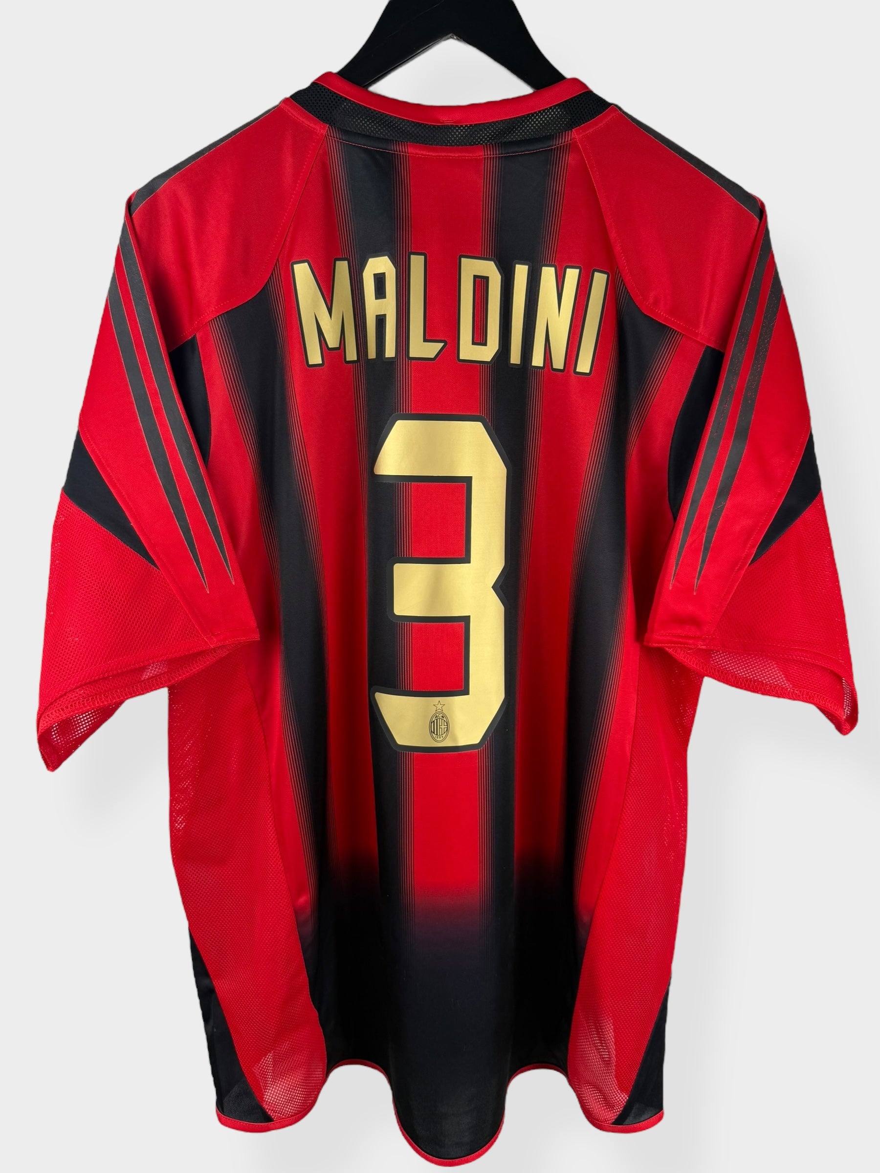 2004-05 AC MILAN HOME SHIRT MALDINI #3 L