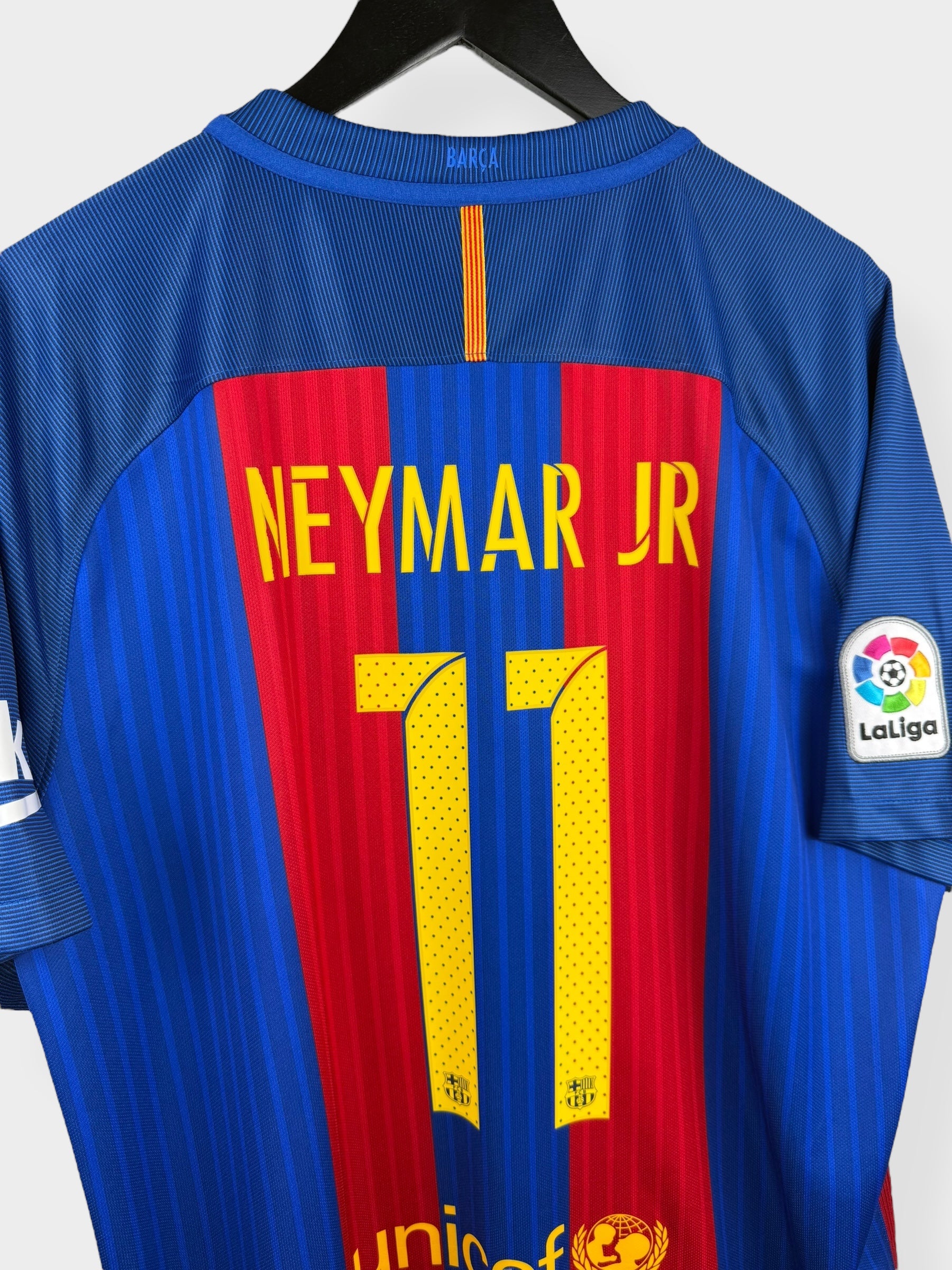 2016-17 BARCELONA HOME SHIRT NEYMAR JR #11 XL
