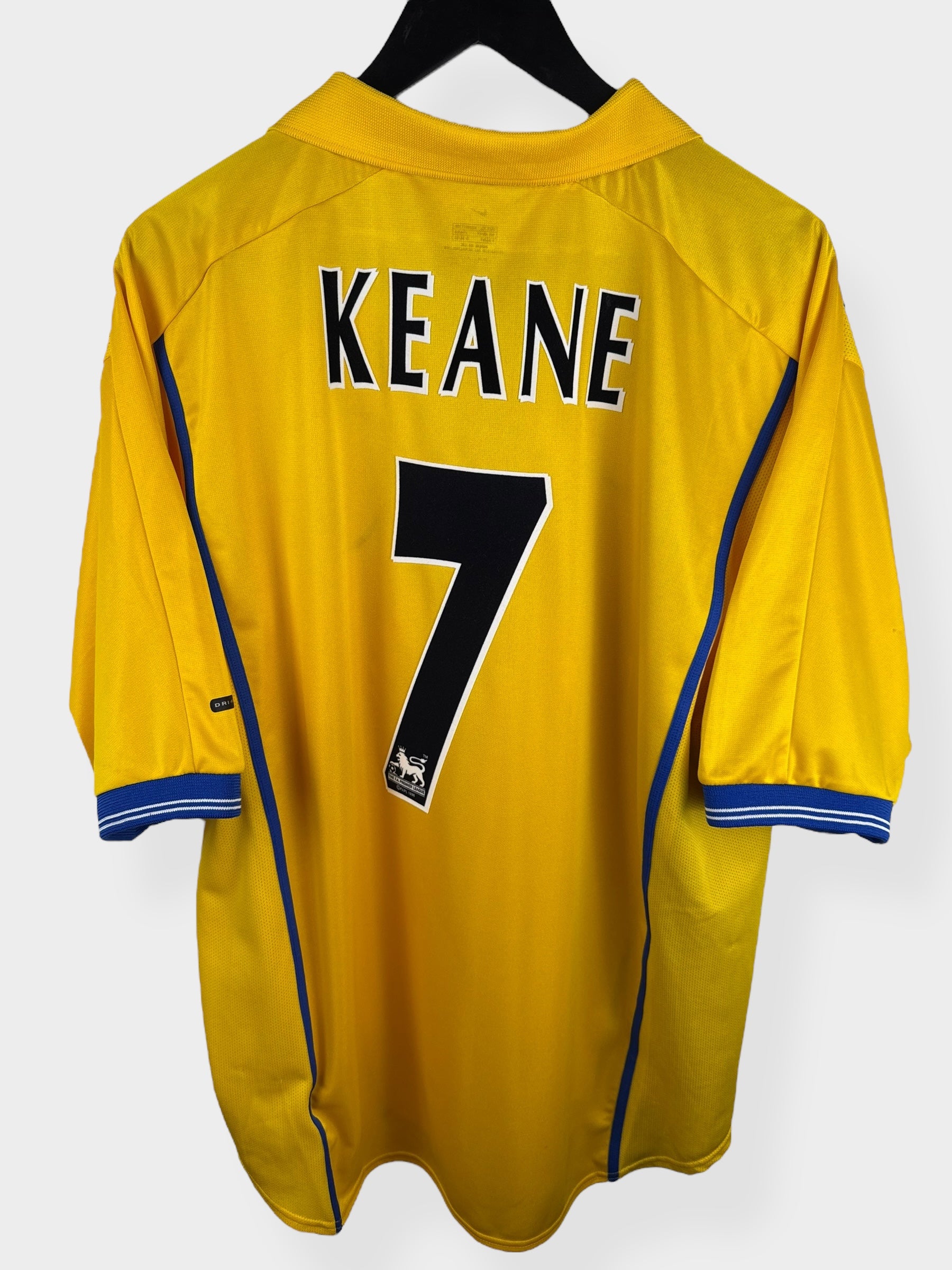 2001-02 LEEDS UNITED AWAY SHIRT KEANE #7 XL