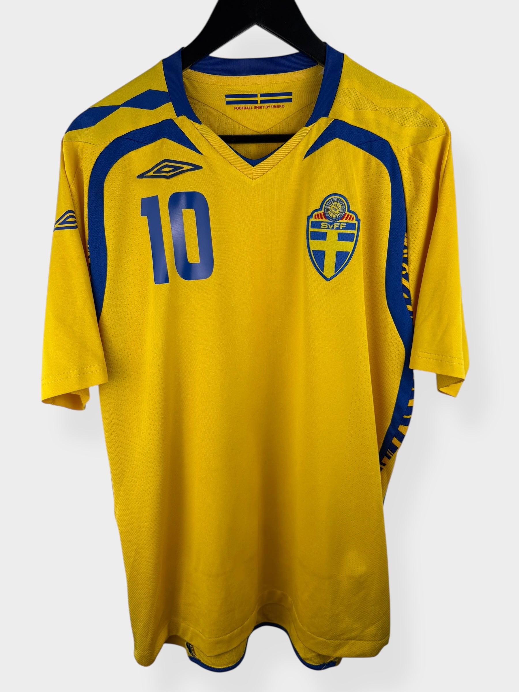 2007-09 SWEDEN HOME SHIRT IBRAHIMOVIC #10 L