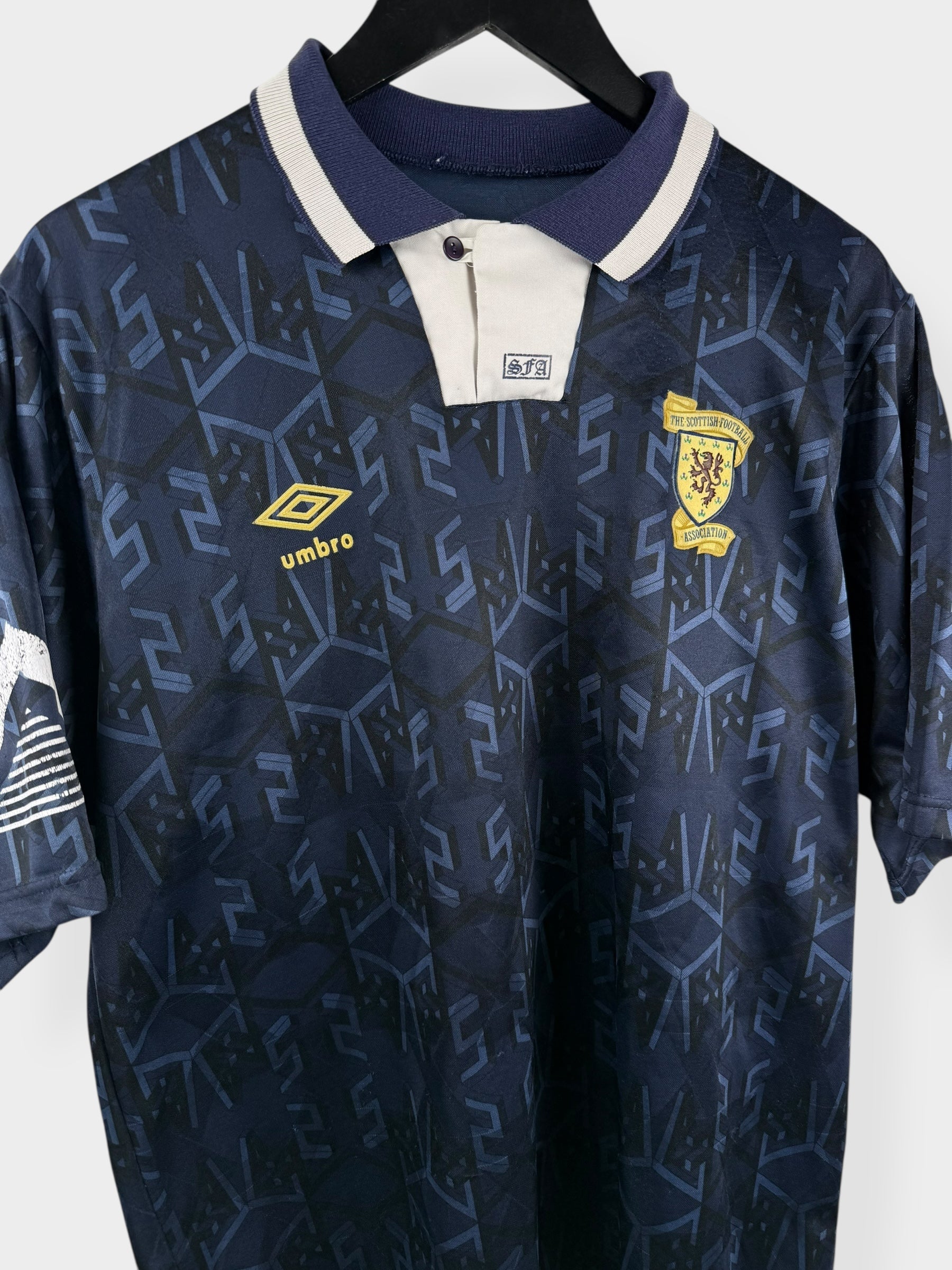 1991-94 SCOTLAND HOME SHIRT L - Authentic Football Club