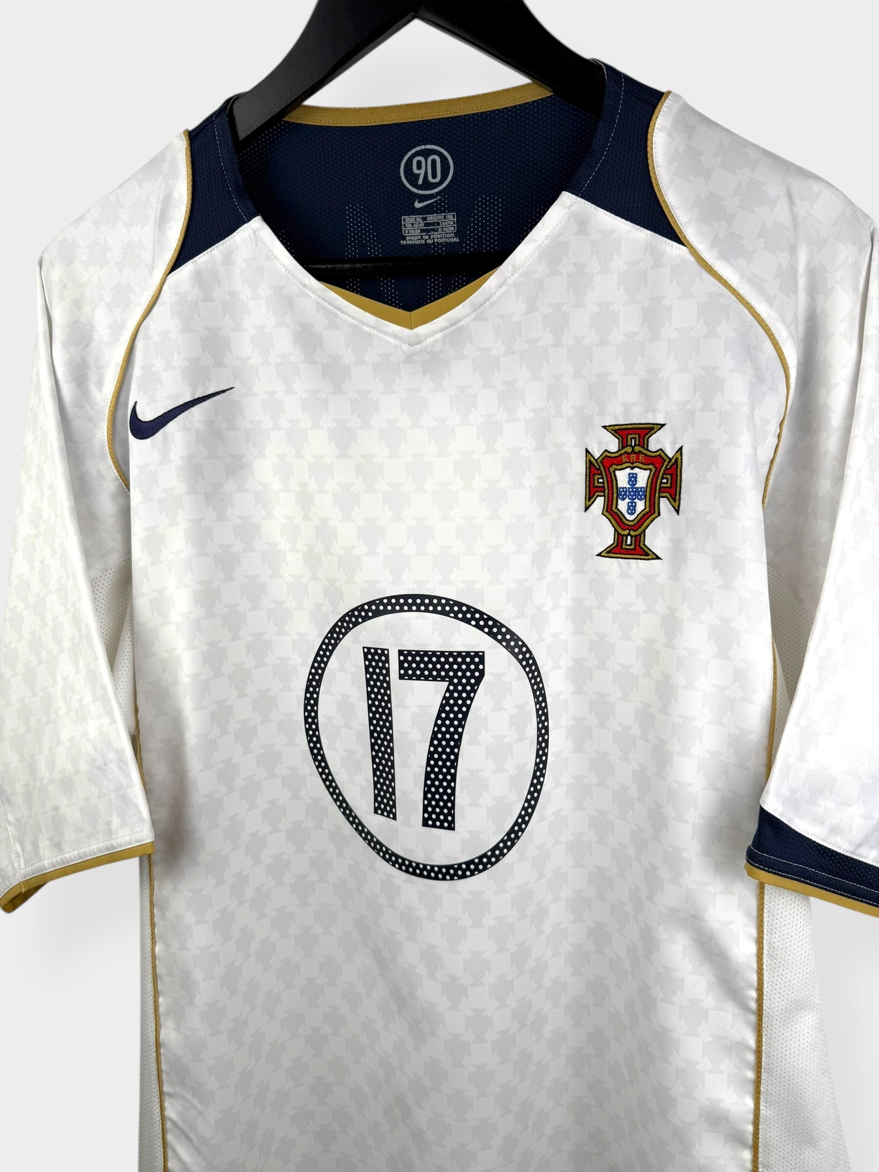 2004-06 PORTUGAL AWAY SHIRT RONALDO #17 XL