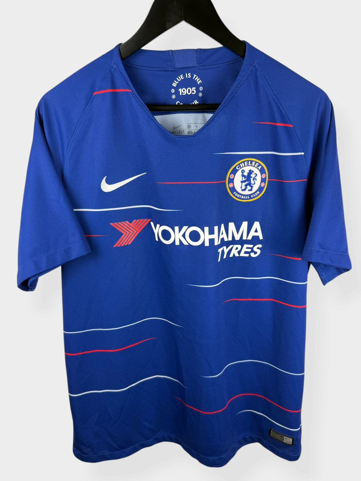 2018-19 CHELSEA HOME SHIRT HAZARD #10 L - Authentic Football Club