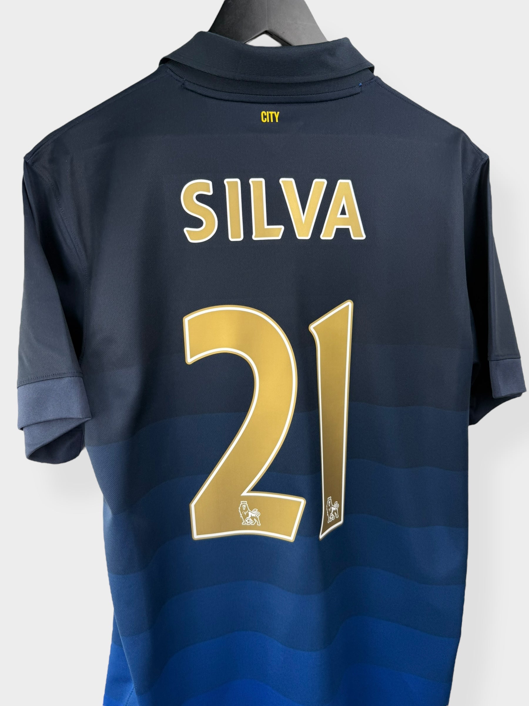 2014-15 MANCHESTER CITY AUSWÄRTSTRIKOT SILVA #21 M