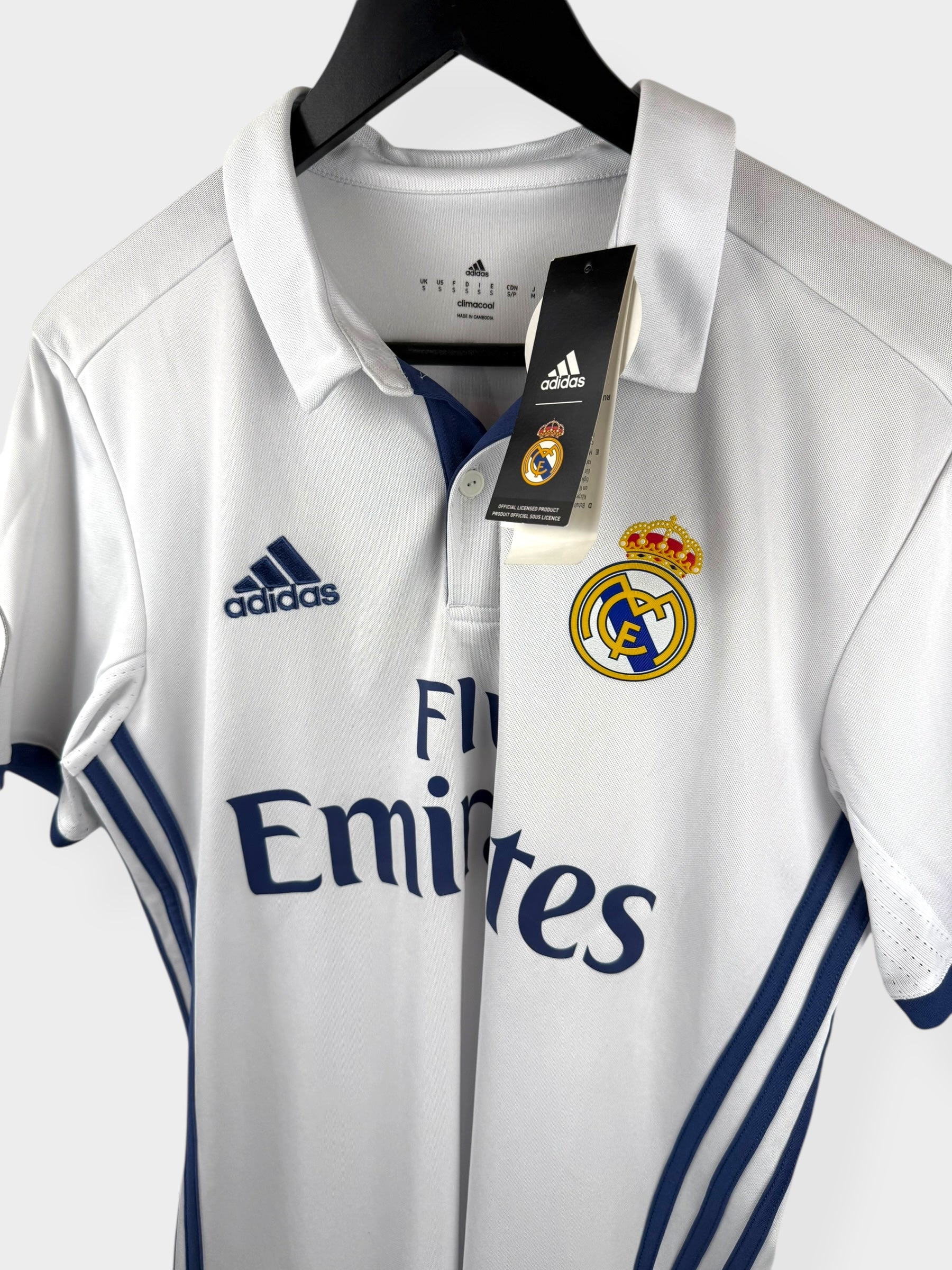 2016-17 REAL MADRID HOME SHIRT RONALDO #7 S - Authentic Football Club