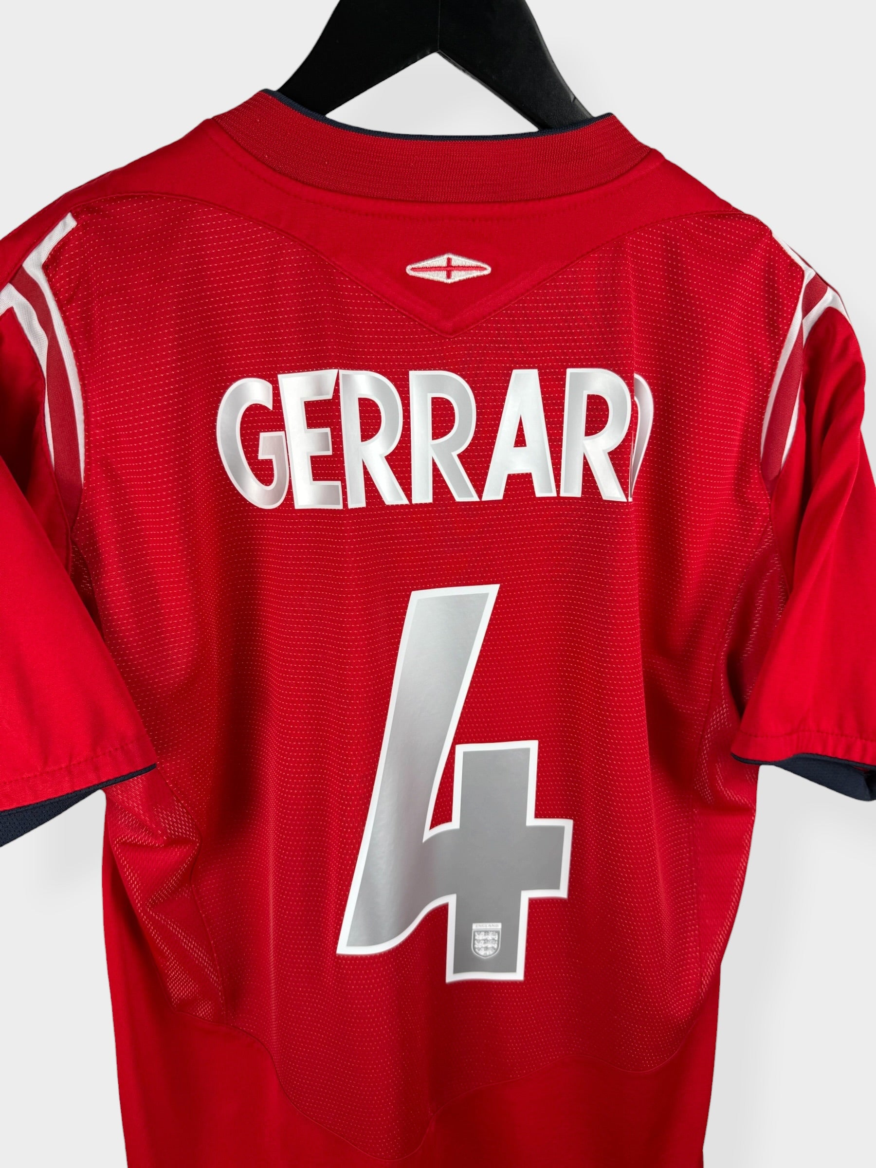 2004-06 ENGLAND AWAY SHIRT GERRARD #4 M