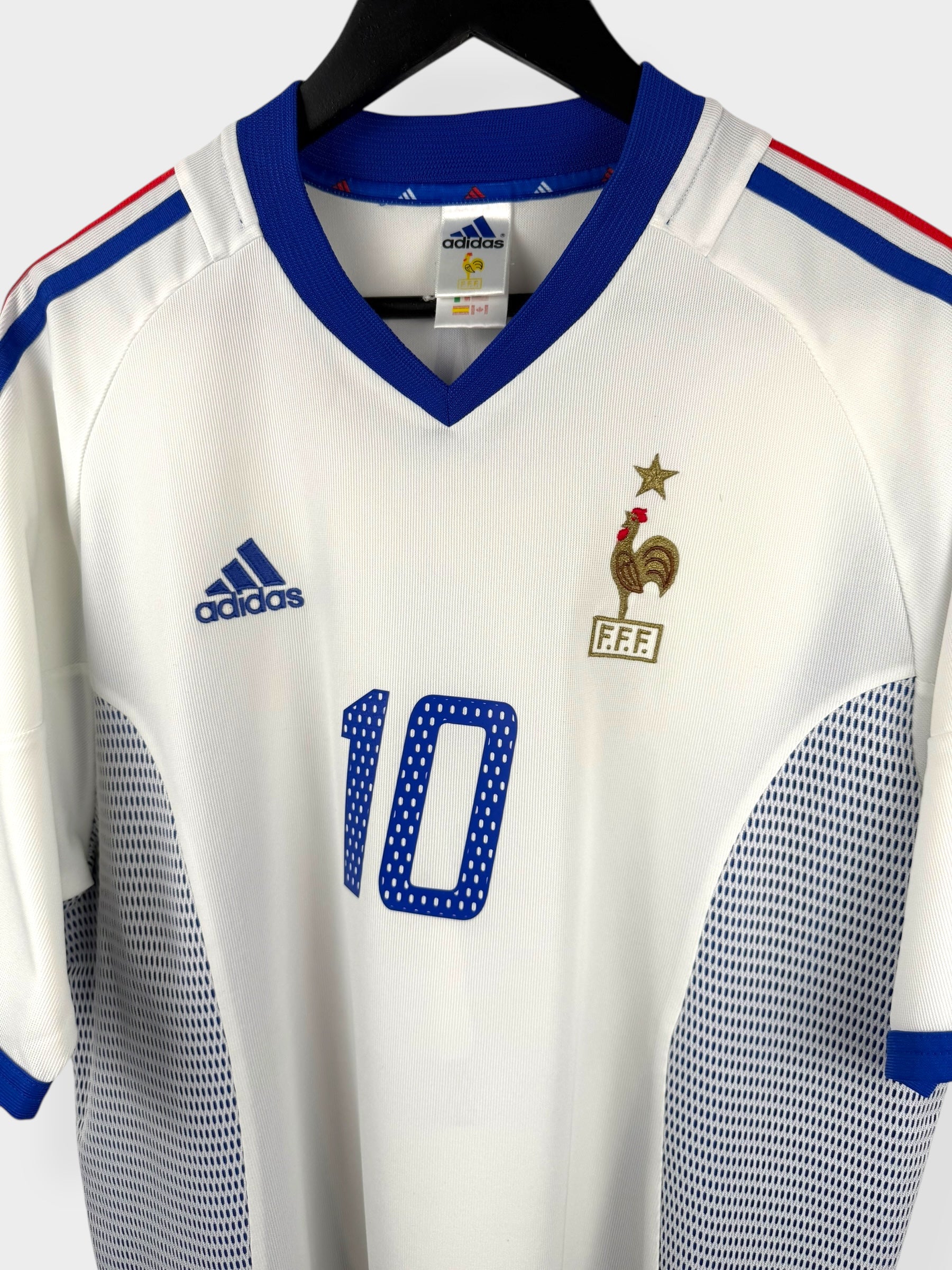 2002-04 FRANCE AWAY SHIRT ZIDANE #10 L