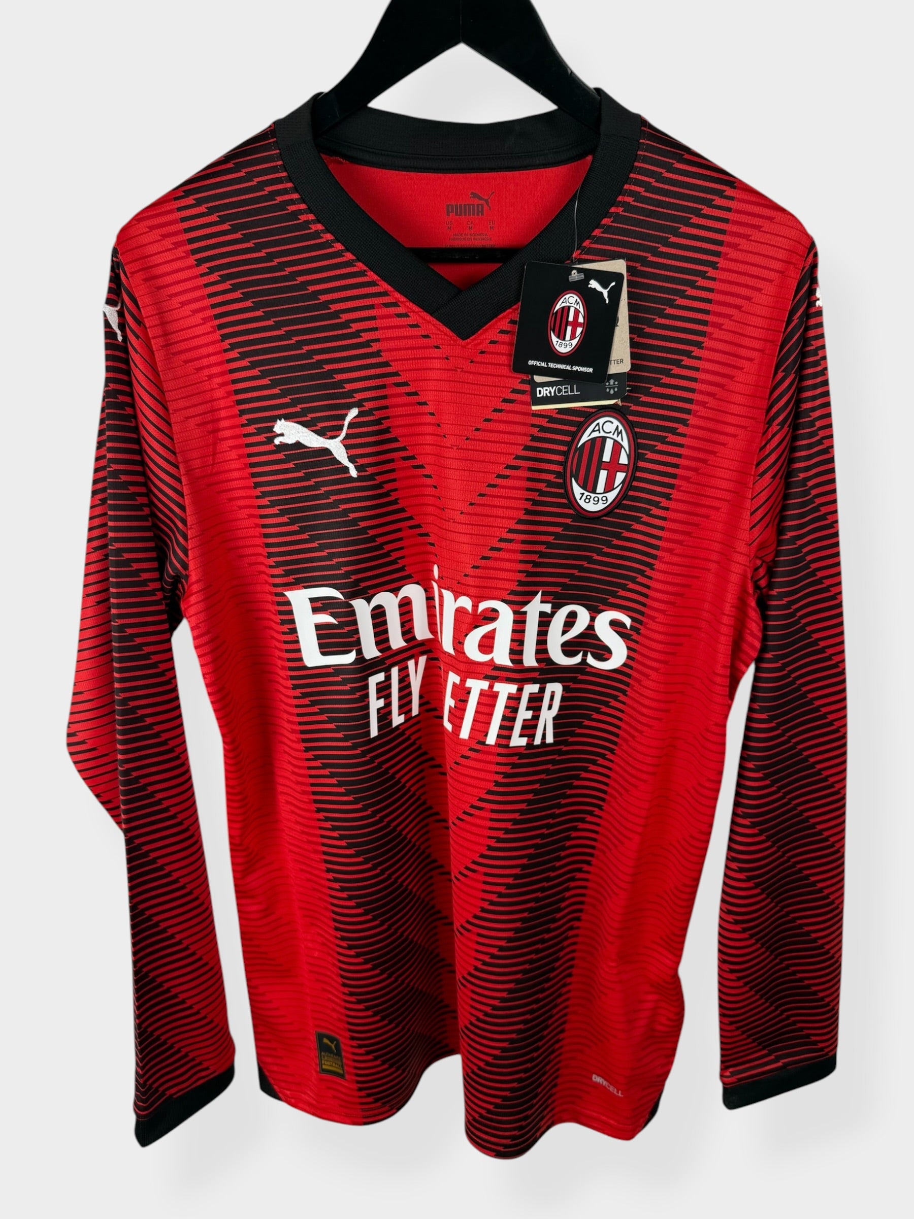 2023-24 AC MILAN THUISSHIRT SPELERUITGAVE LS M