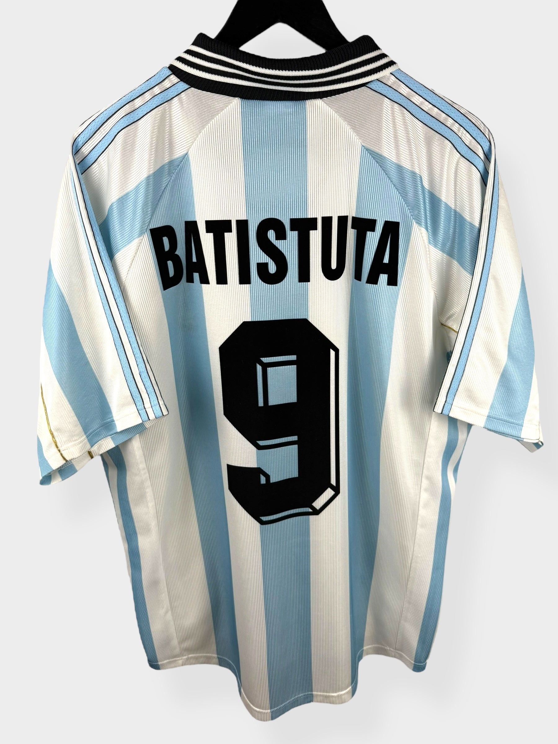 1998-99 ARGENTINA HOME SHIRT BATISTUTA #9 L - Authentic Football Club