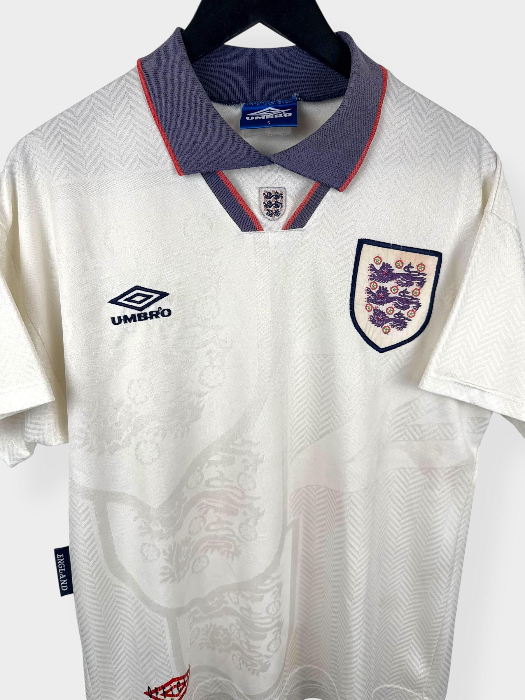 1993-94 ENGLAND HOME SHIRT M - Authentic Football Club