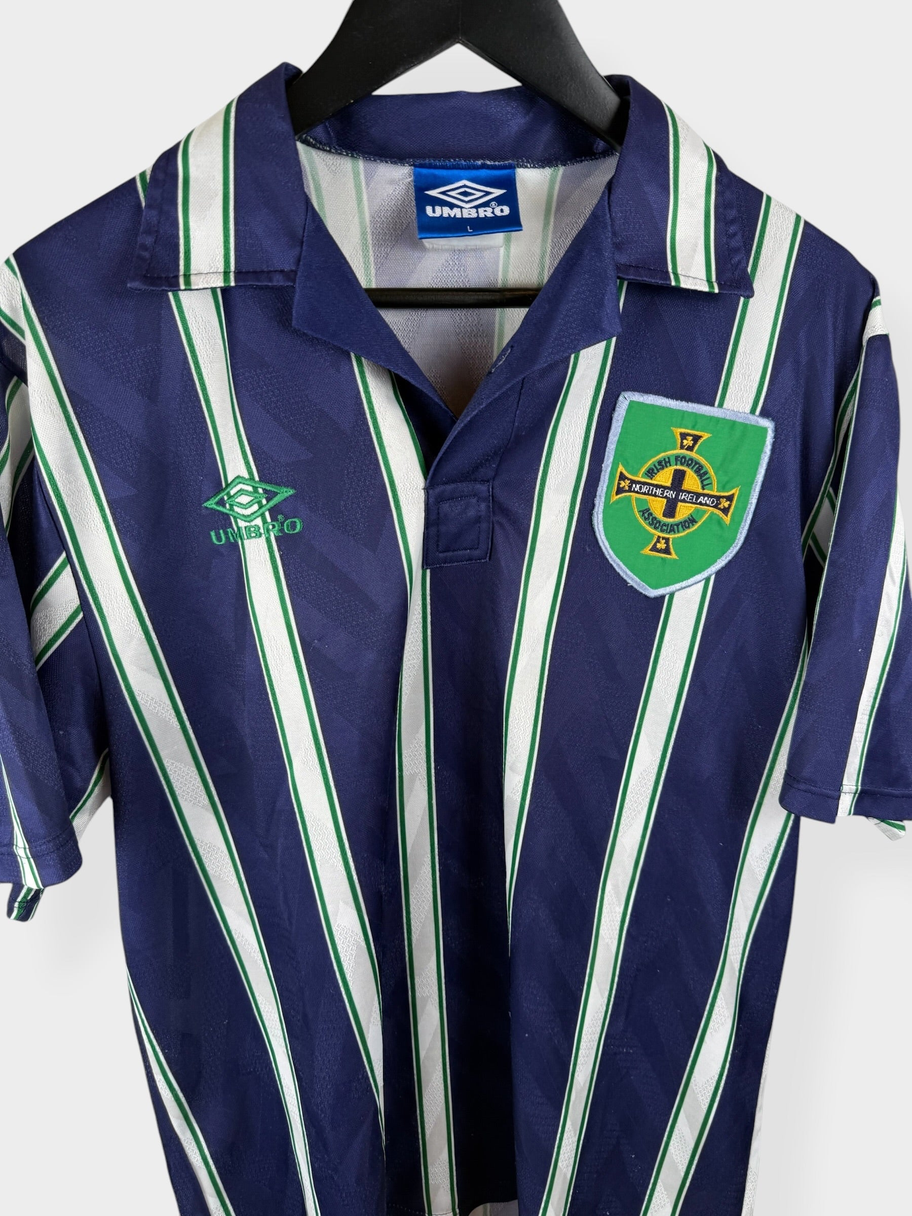 1992-94 NORTHERN IRELAND AWAY SHIRT L