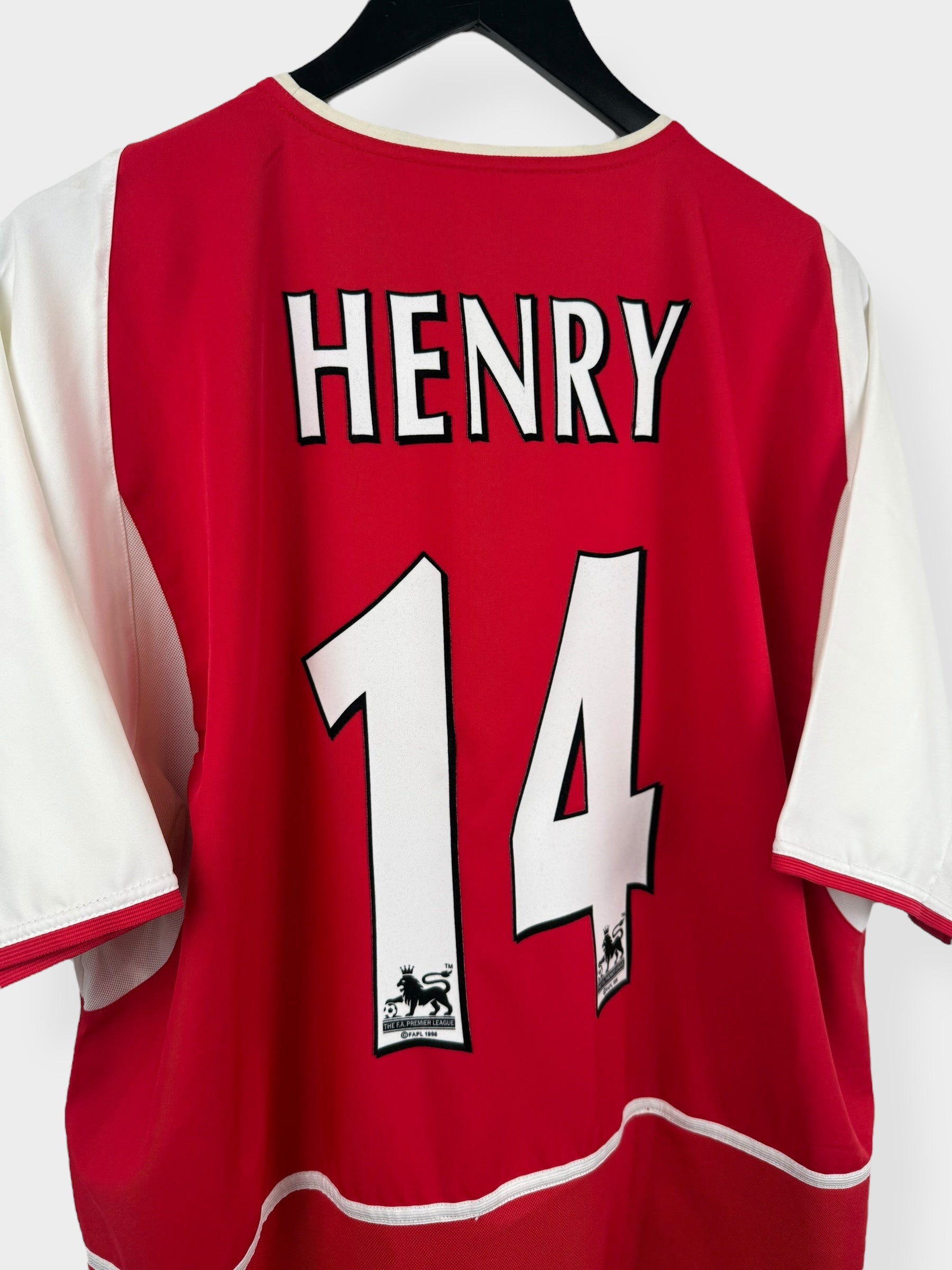 2002-04 ARSENAL HOME SHIRT HENRY #14 XL