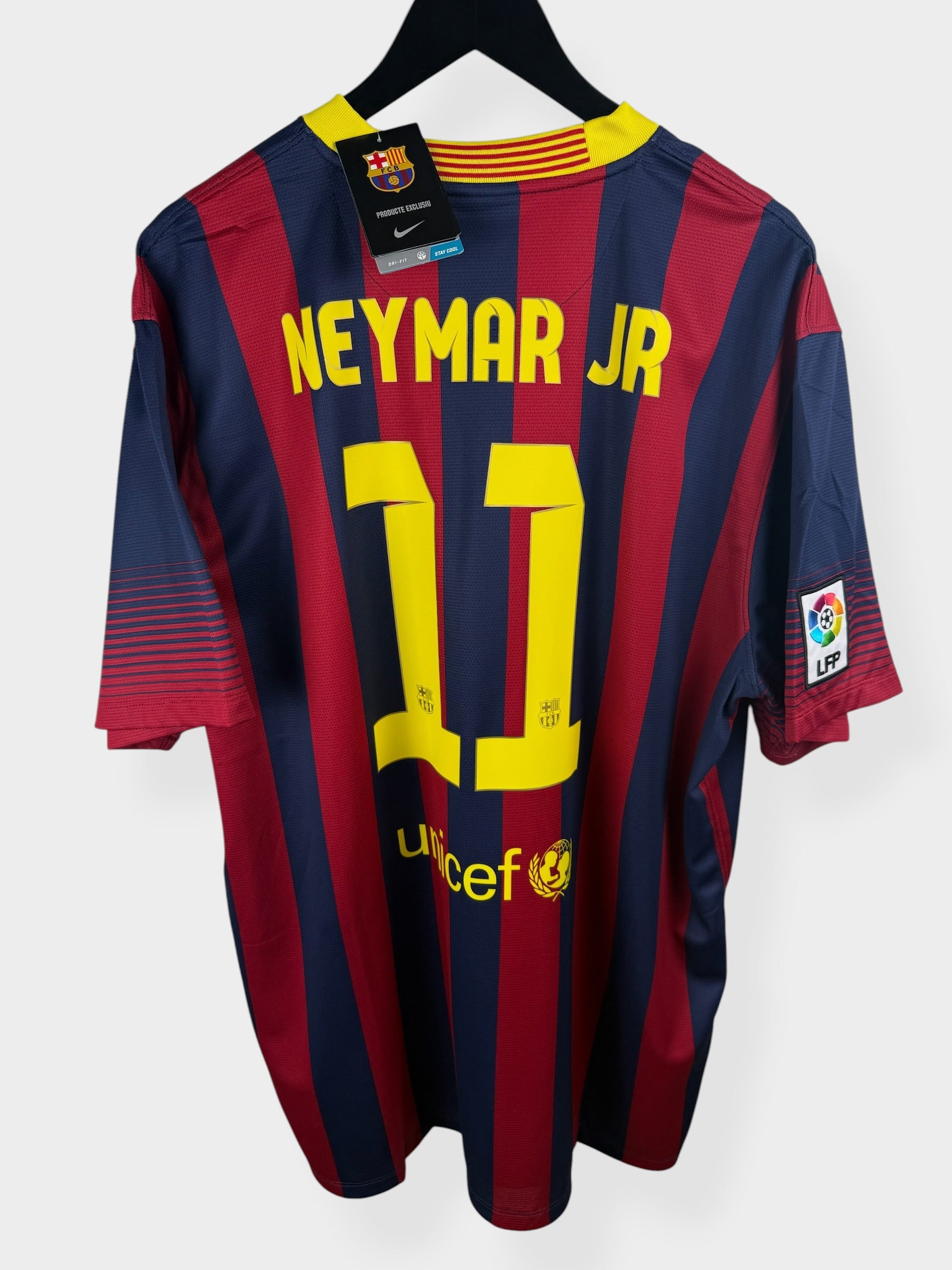 2013-14 BARCELONA HOME SHIRT NEYMAR JR. #11 XXL