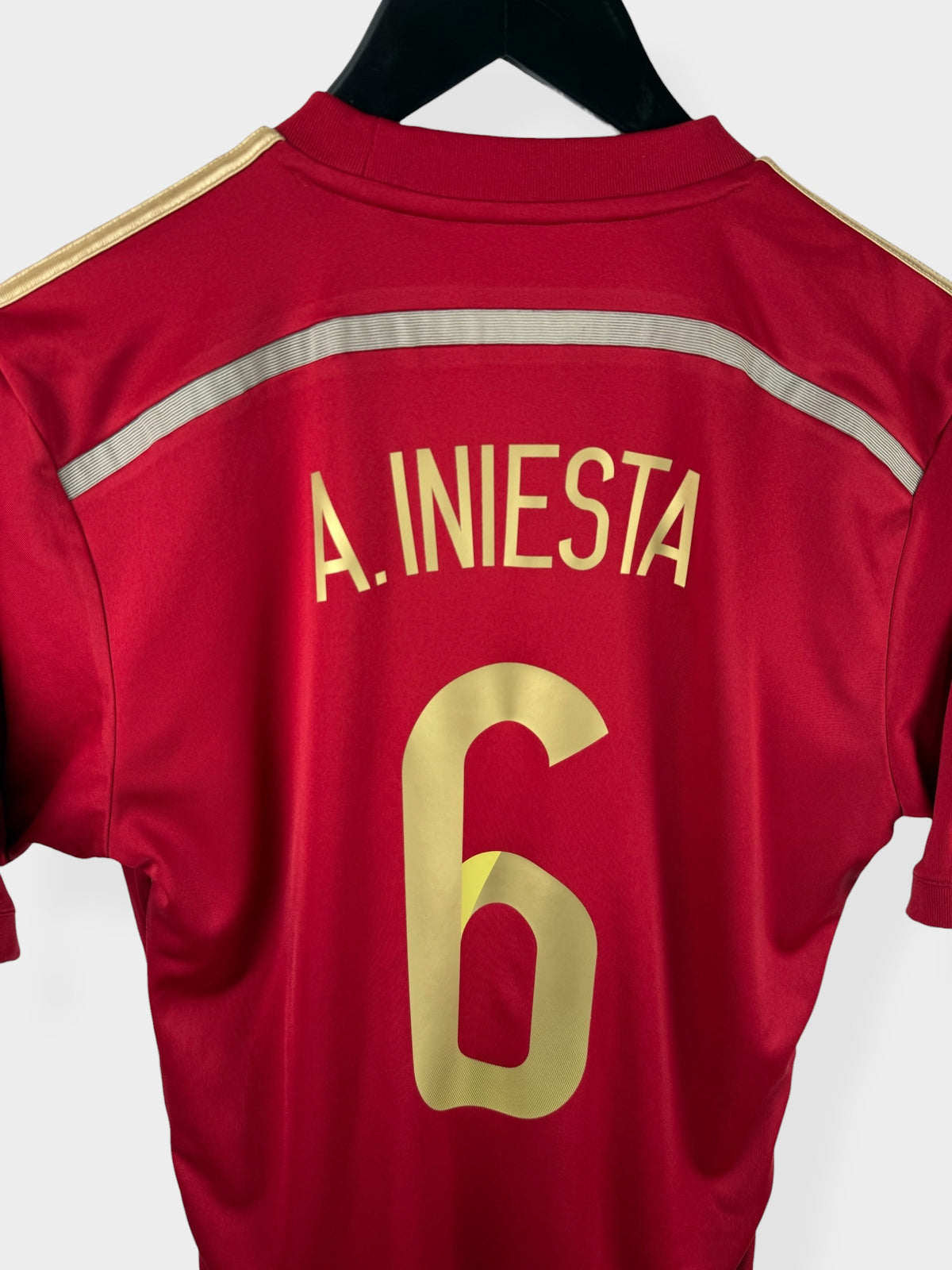 THUISSHIRT SPANJE 2014-15 INIESTA #6 S