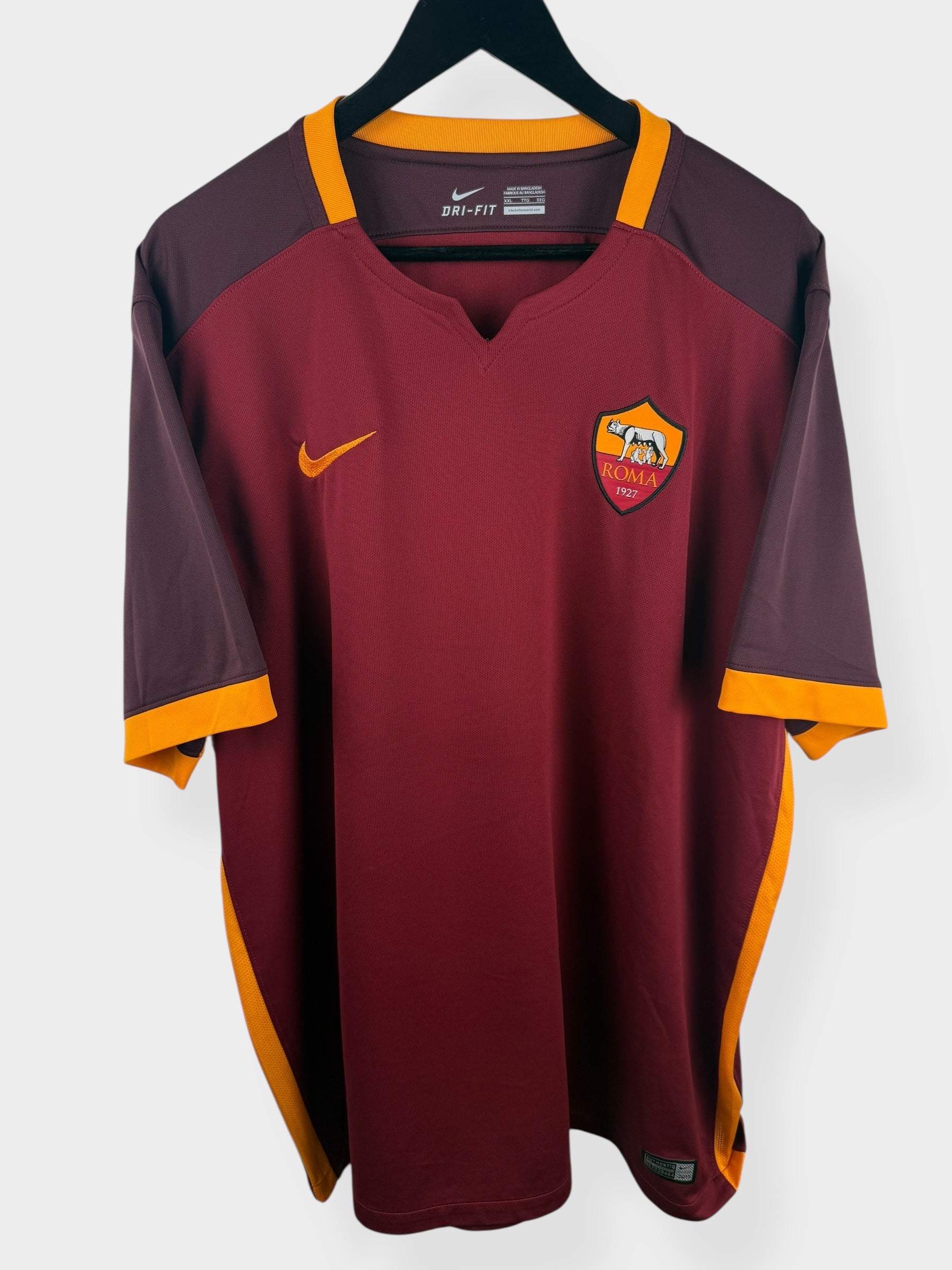 2015-16 AS ROMA HOME SHIRT XXL - Authentic Football Club
