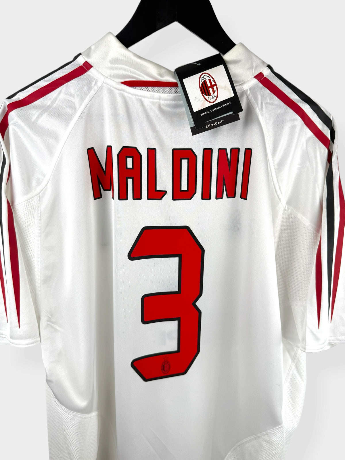 2004-05 AC MILAN AWAY SHIRT MALDINI #3 L - Authentic Football Club