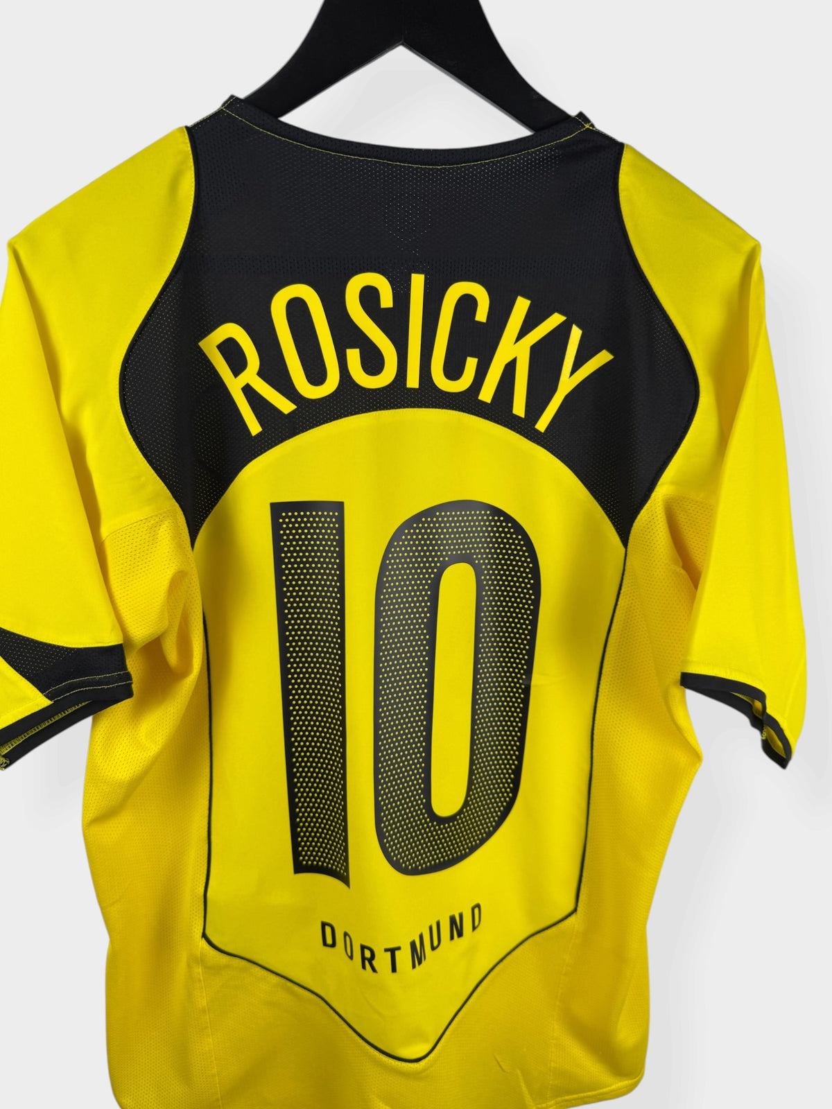 2004-05 BORUSSIA DORTMUND HOME SHIRT ROSICKY #10 S - Authentic Football Club