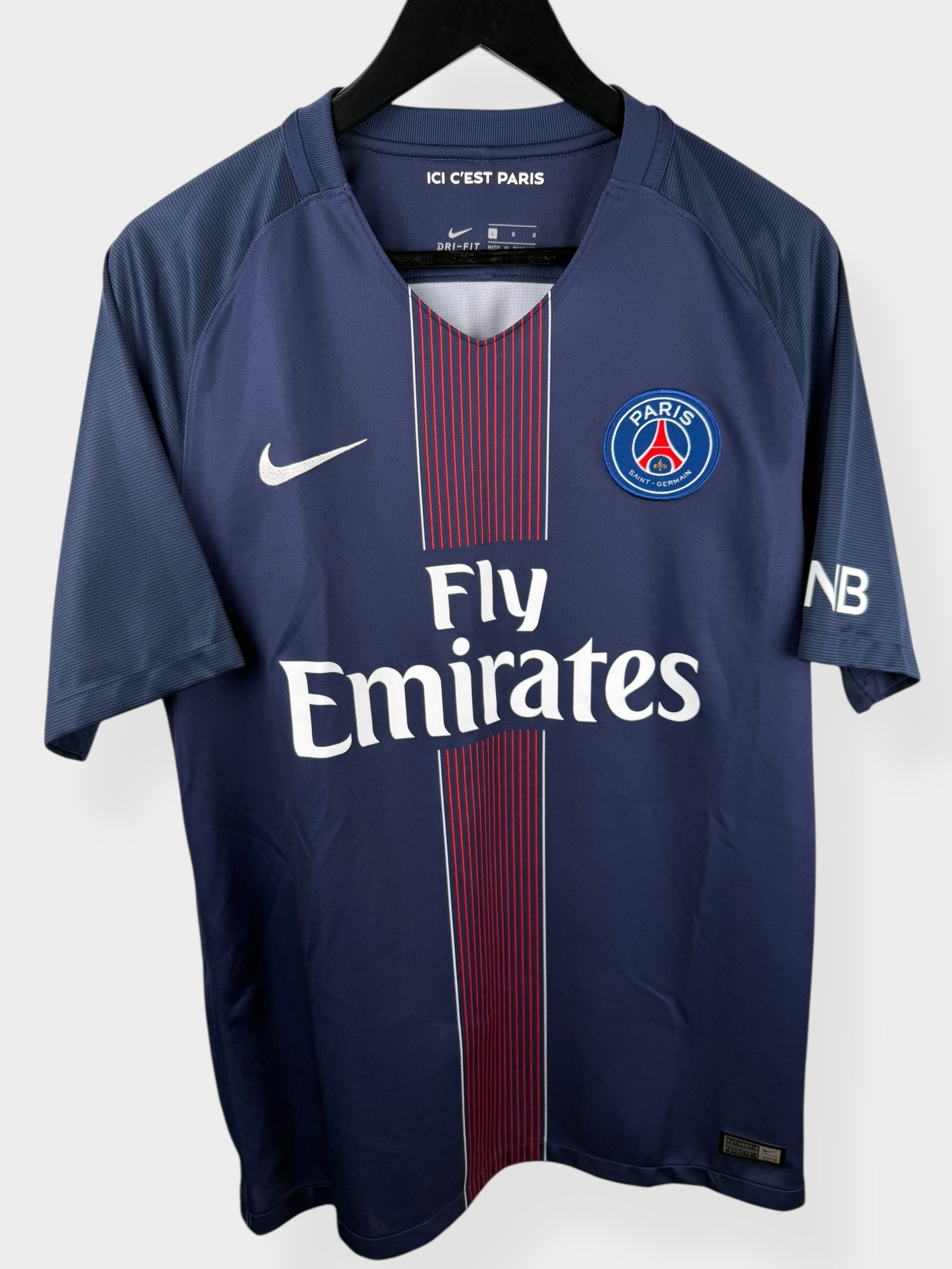 2016-17 PARIS SAINT-GERMAIN HOME SHIRT IBRAHIMOVIC #10 L