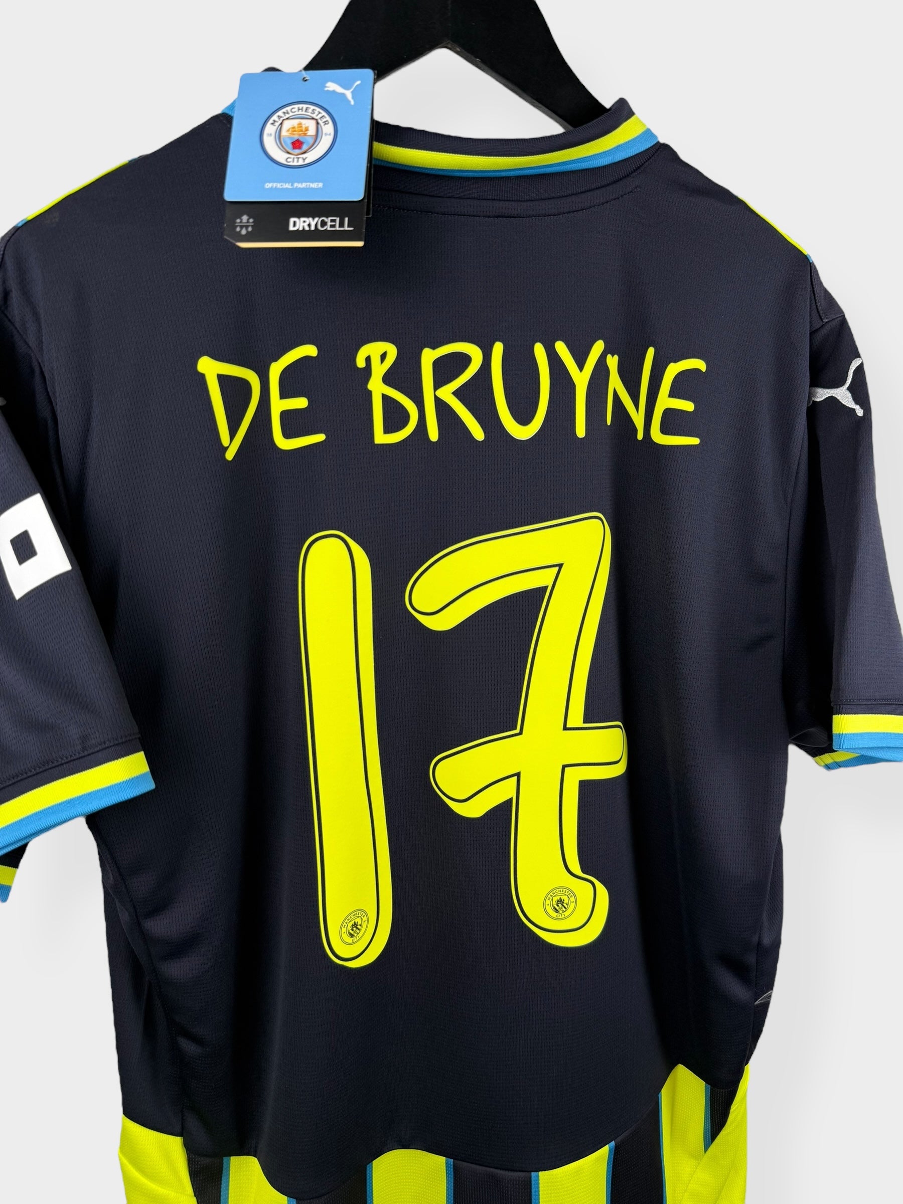 2024-25 MANCHESTER CITY DERDE SHIRT DE BRUYNE 17 #L