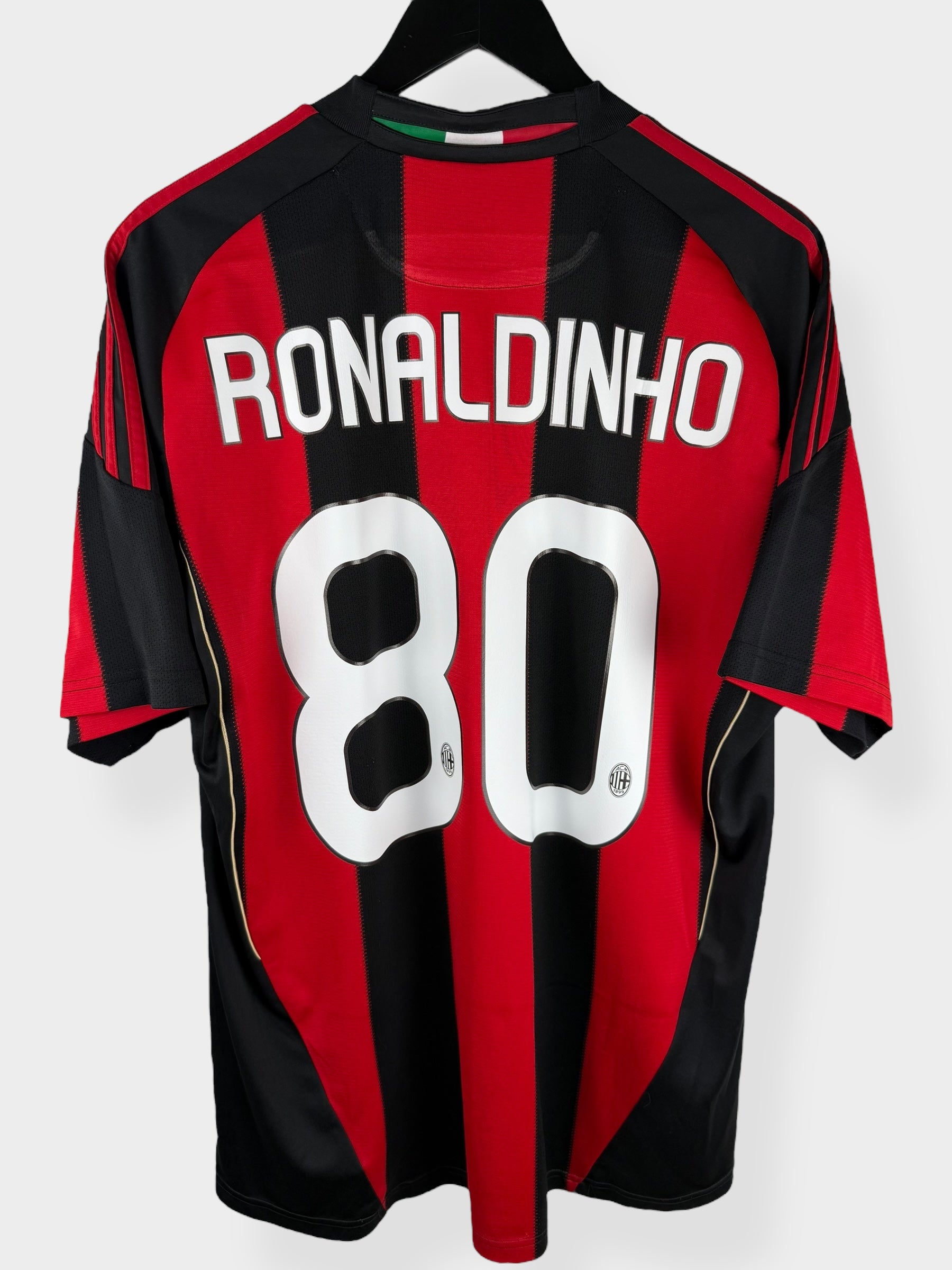 2010-11 AC MILAN HOME SHIRT RONALDINHO #80 L