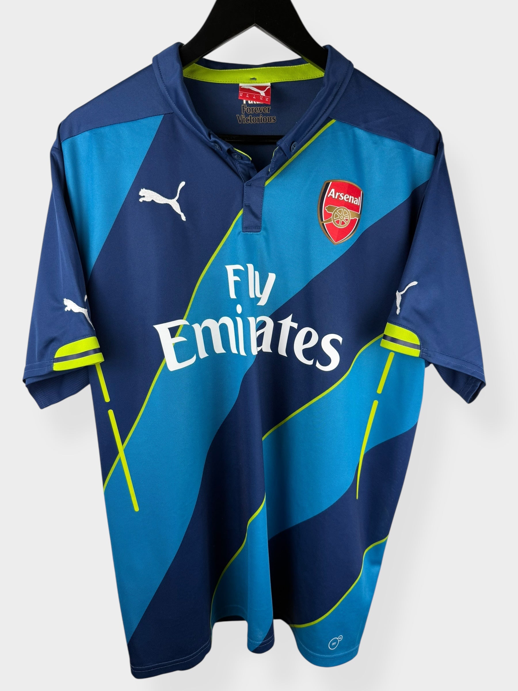 2014-15 ARSENAL THIRD SHIRT CAZORLA #19 XL