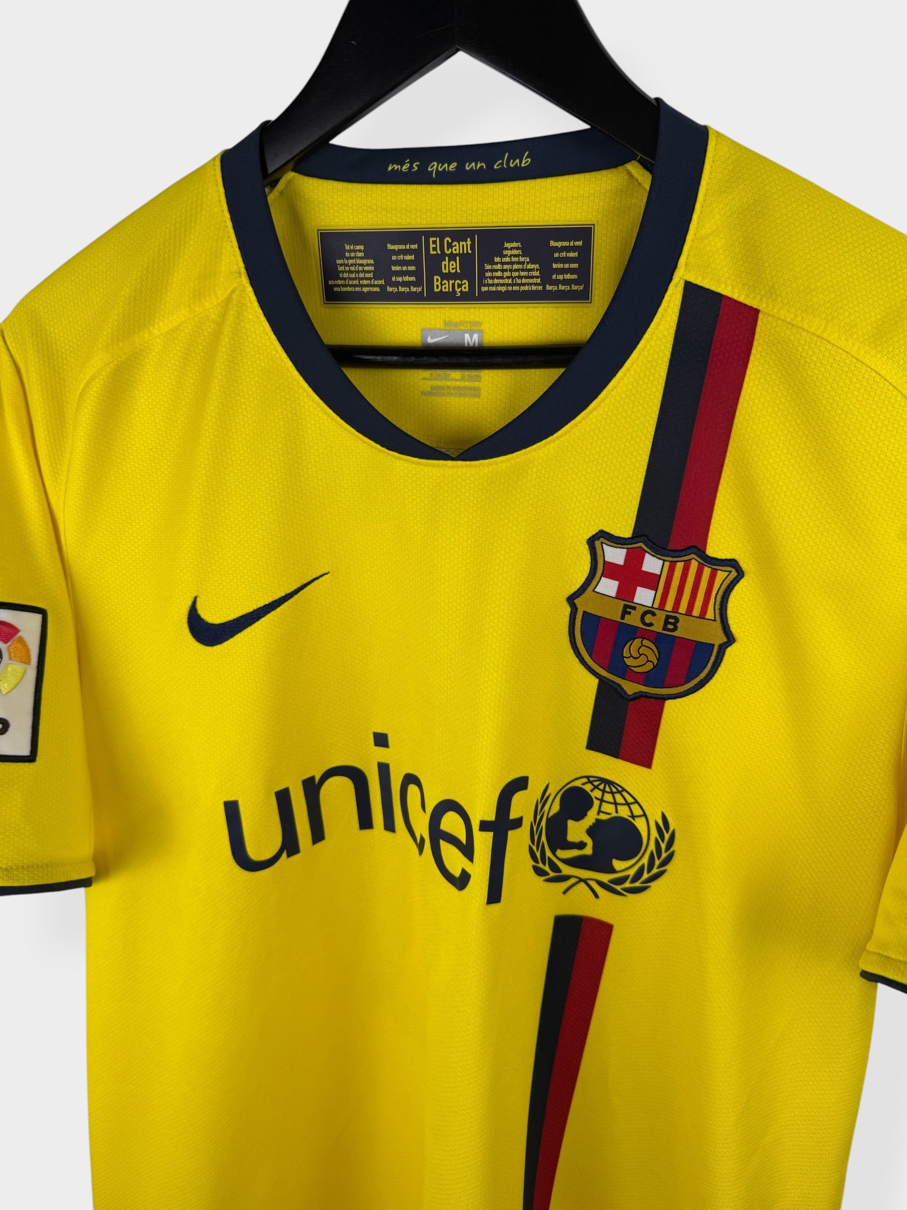 2008-10 BARCELONA AWAY SHIRT IBRAHIMOVIC #9 M