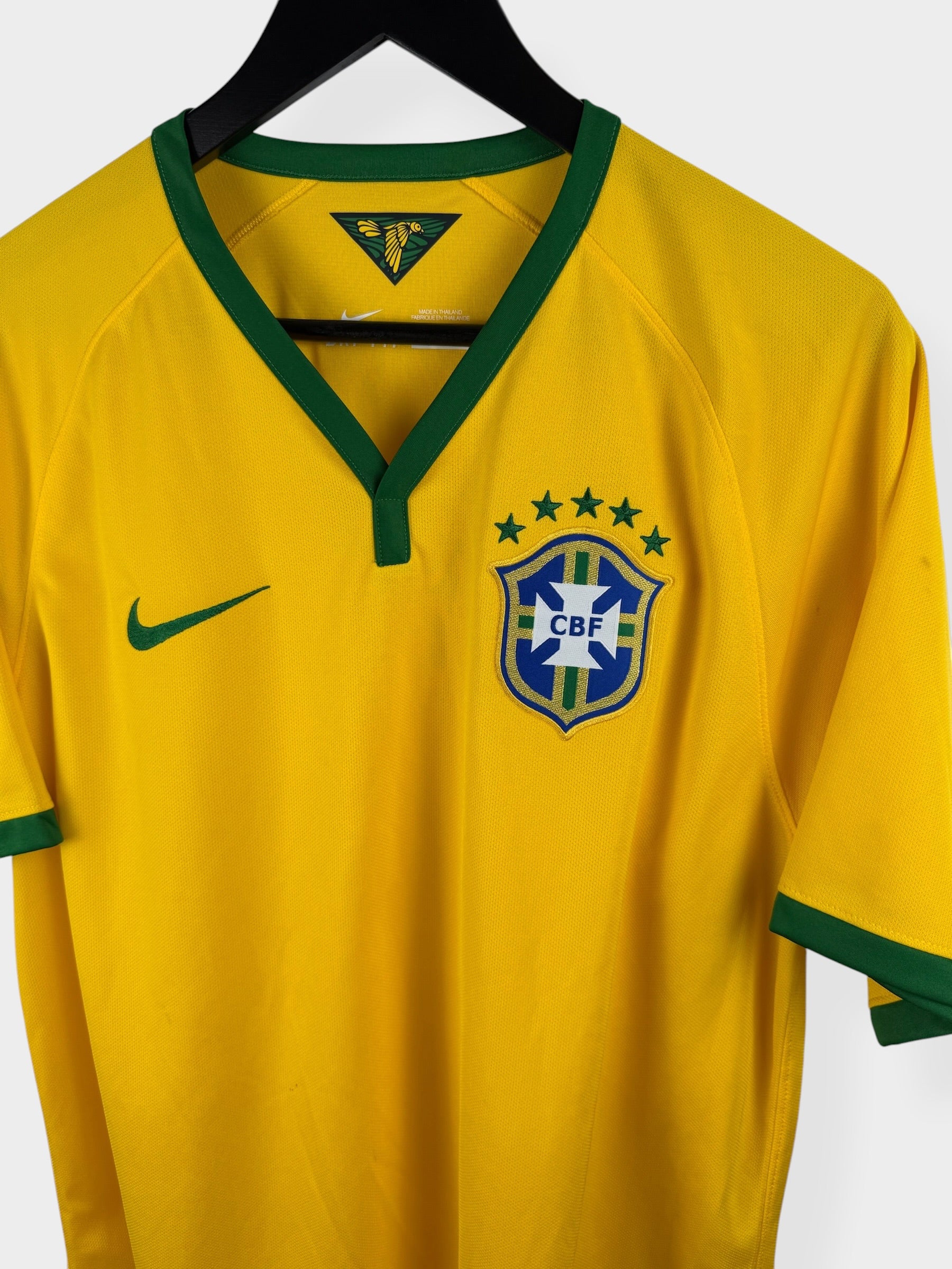 2014-15 BRAZIL HOME SHIRT L