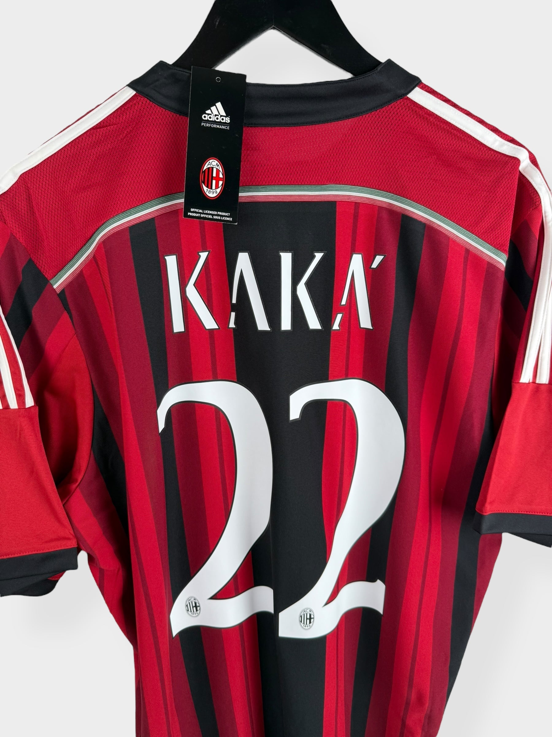 2014-15 AC MILAN HOME SHIRT KAKA #22 XL