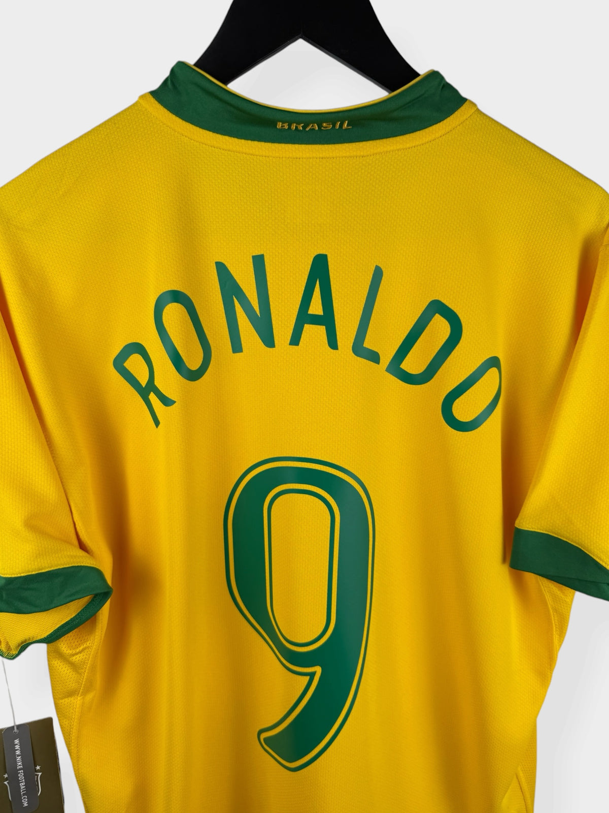 2006-08 BRAZIL HOME SHIRT RONALDO #9 L - Authentic Football Club