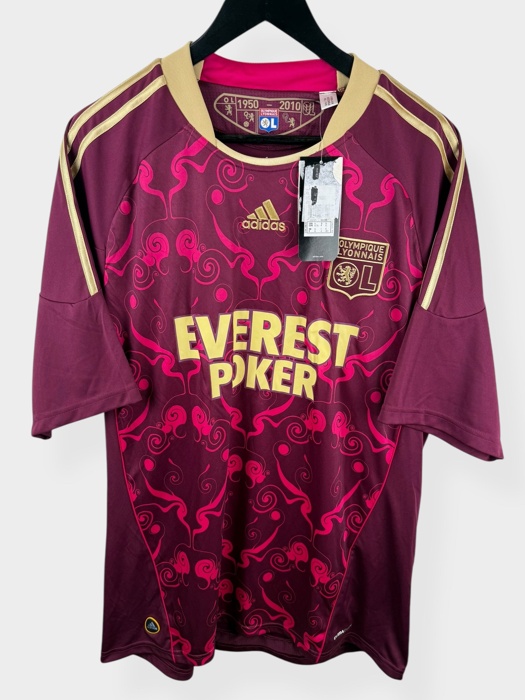2010-11 OLYMPIQUE LYONNAIS AWAY SHIRT XL - Authentic Football Club
