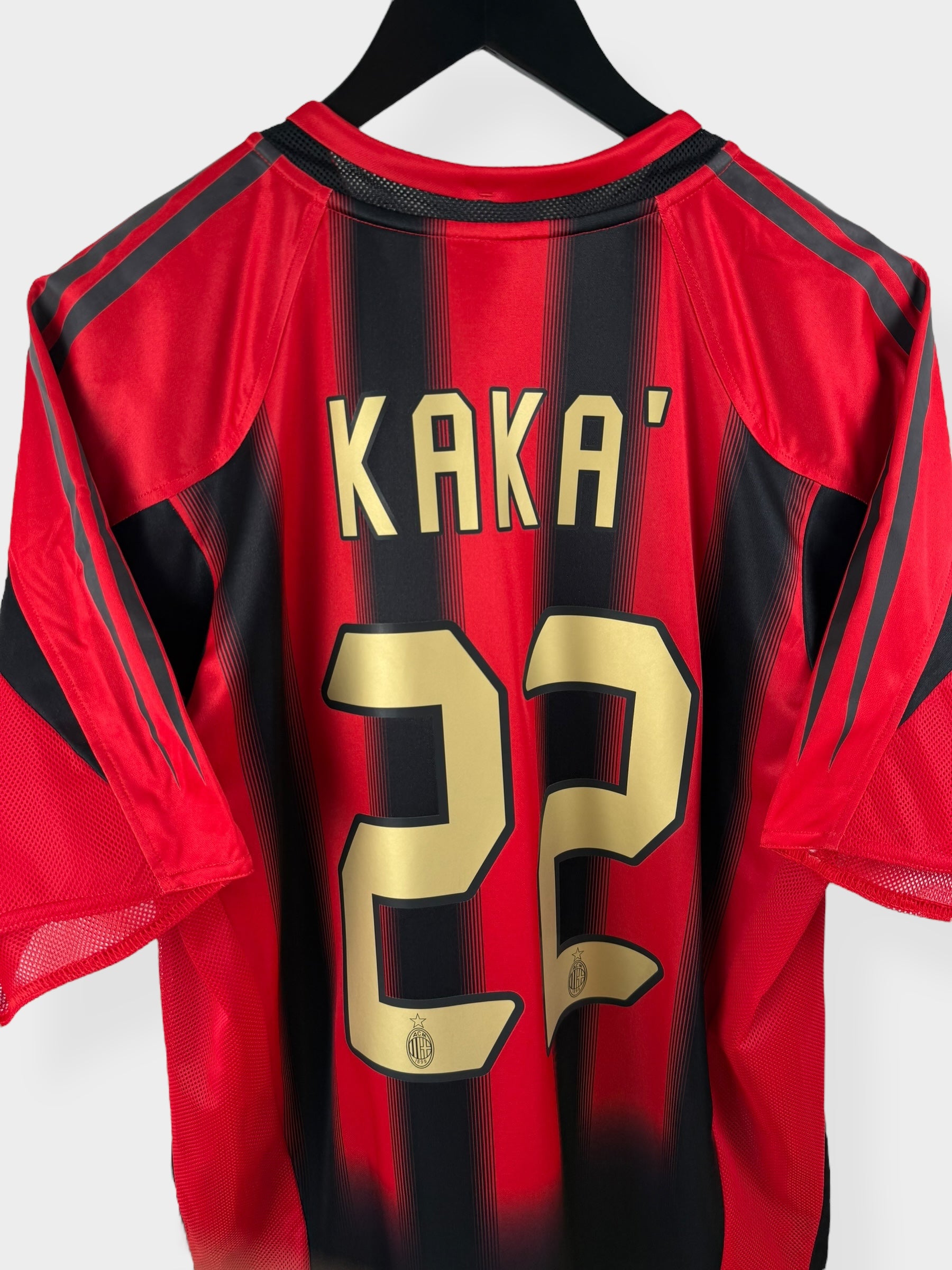 2004-05 AC MILAN HOME SHIRT KAKA #22 M