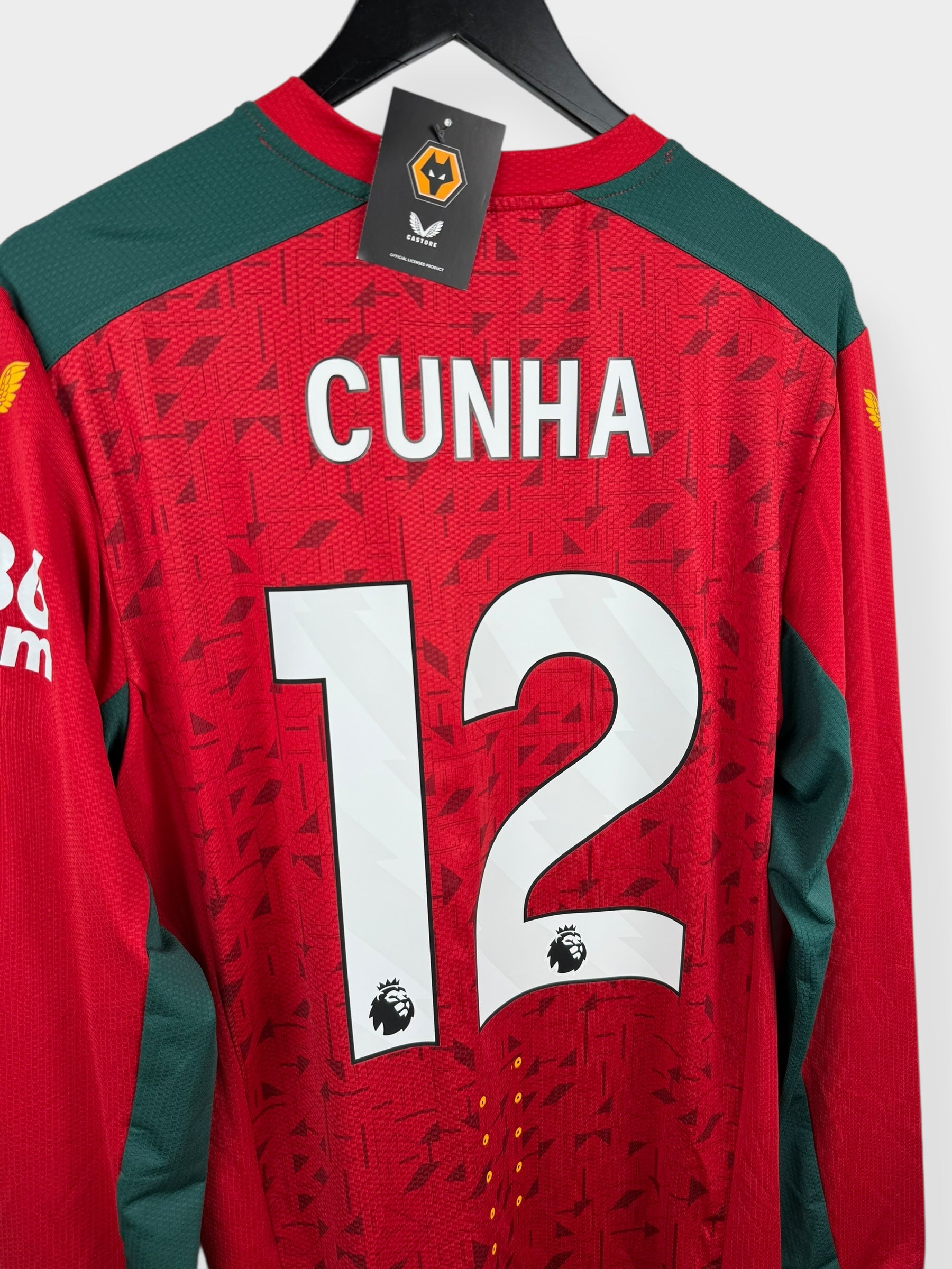 2023-24 WOLVES UITSHIRT LS CUNHA #12 S