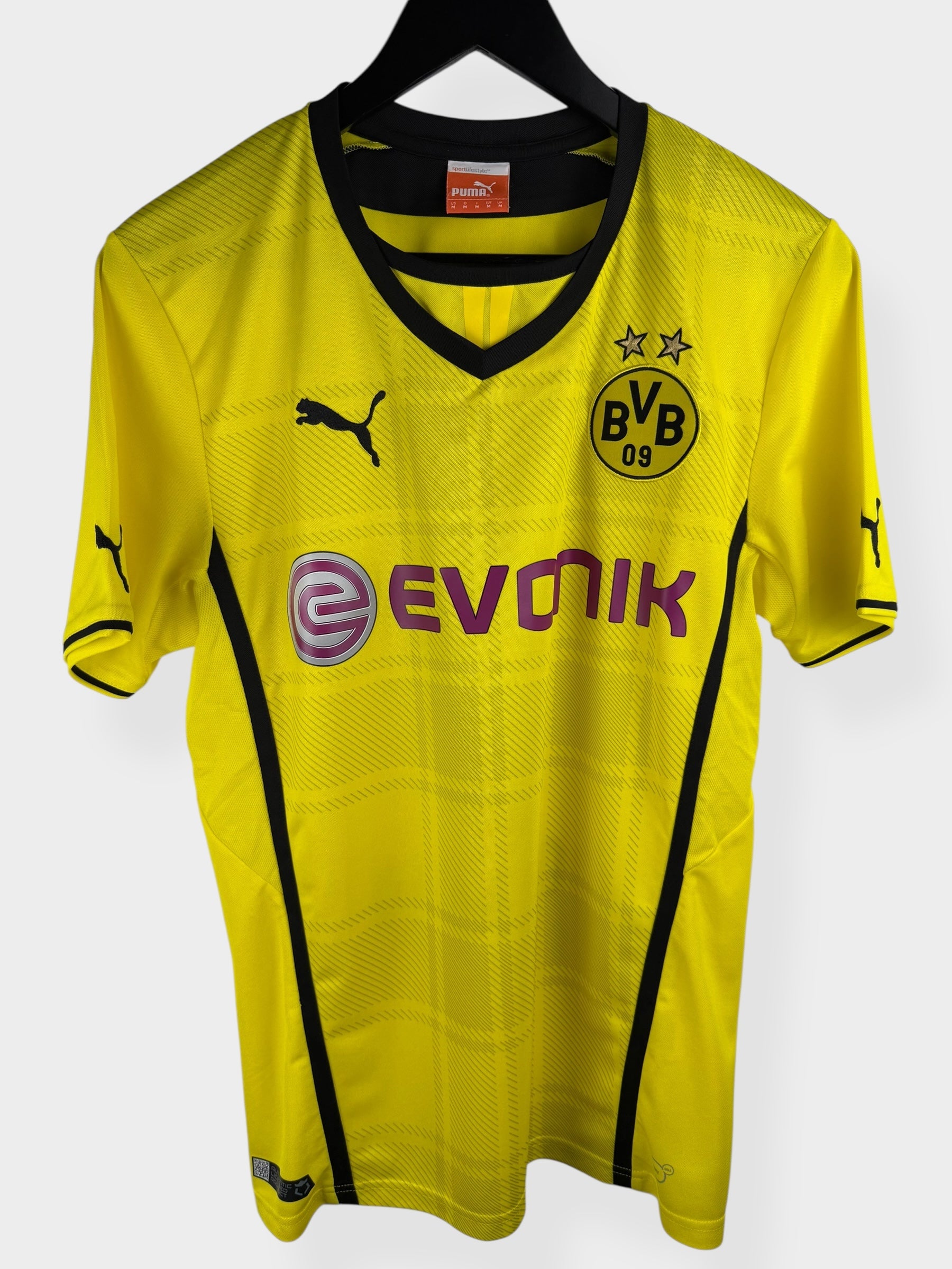 2013-14 BORUSSIA DORTMUND HOME SHIRT LEWANDOWSKI #9 M