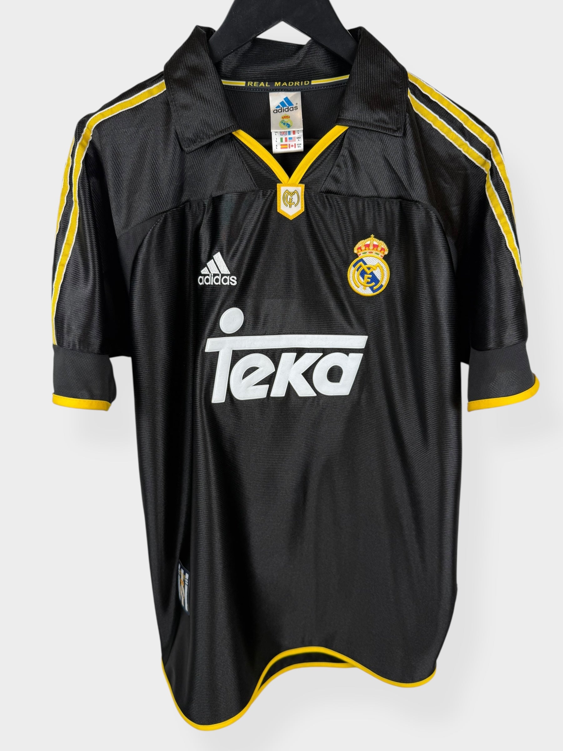 1999-00 REAL MADRID AWAY SHIRT SEEDORF #10 L - Authentic Football Club