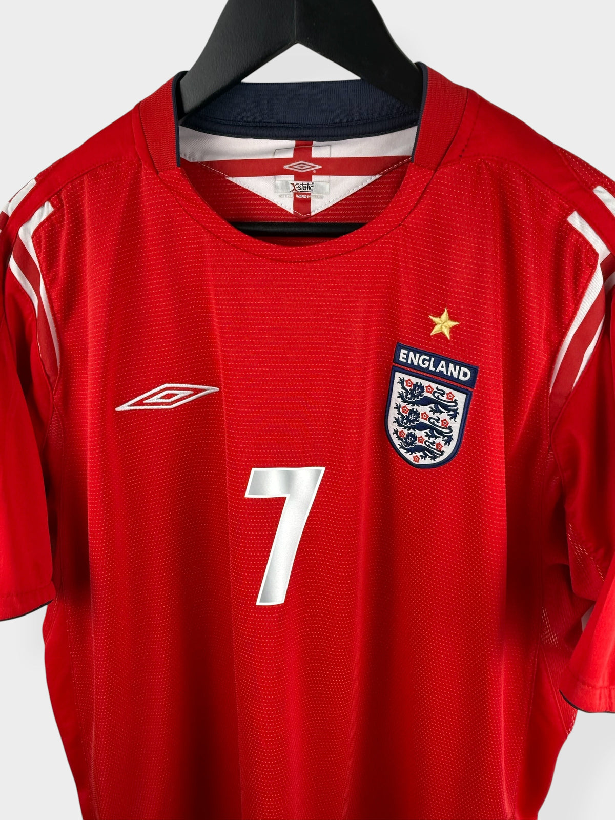 2004-06 ENGLAND AWAY SHIRT BECKHAM #7 XL