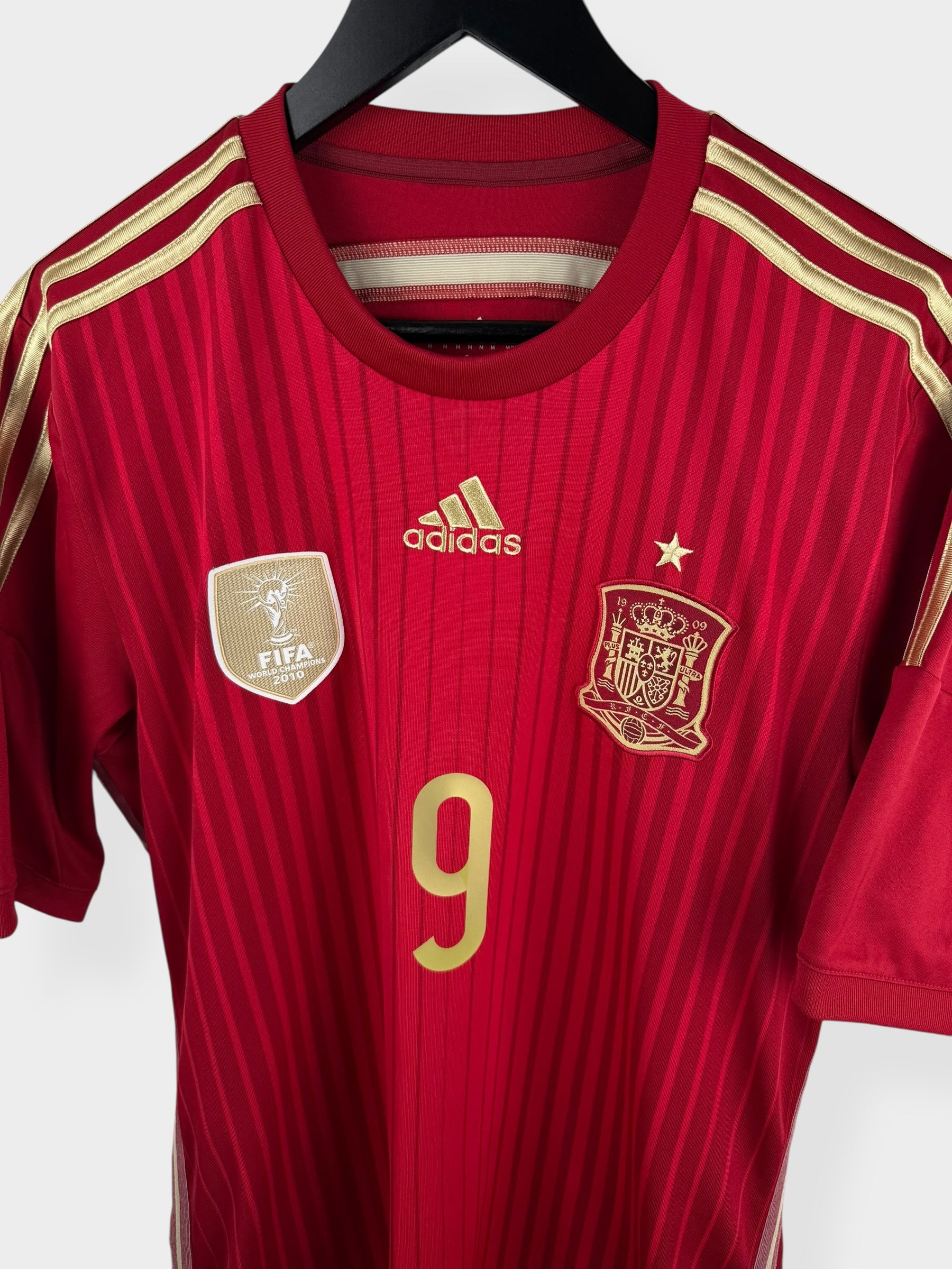 2014-15 SPAIN HOME SHIRT TORRES #9 M - Authentic Football Club