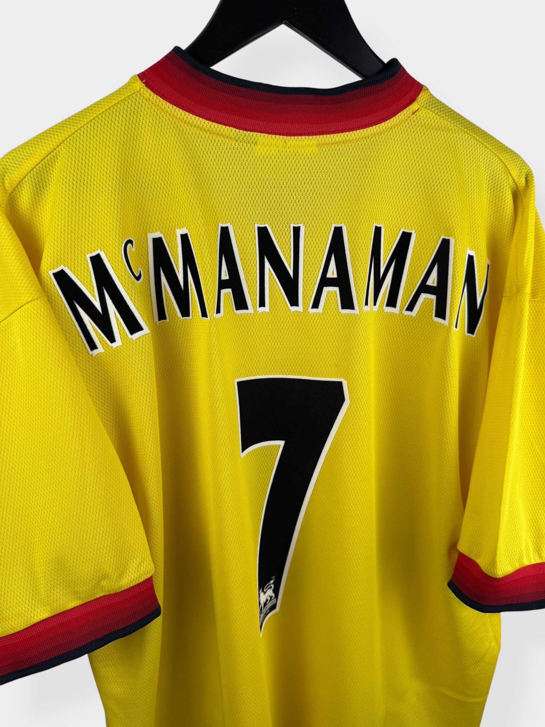 1997-99 LIVERPOOL AWAY SHIRT MCMANAMAN #7 XL - Authentic Football Club