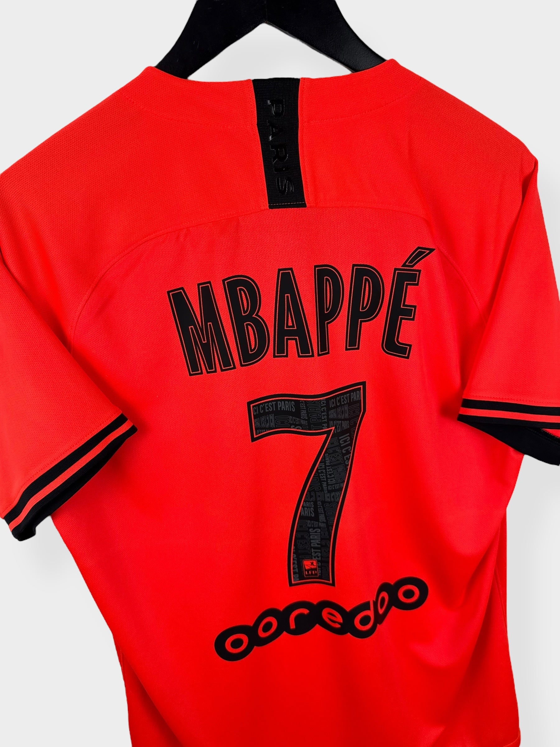 2019-20 PARIS SAINT-GERMAIN AWAY SHIRT MBAPPE #7 L - Authentic Football Club