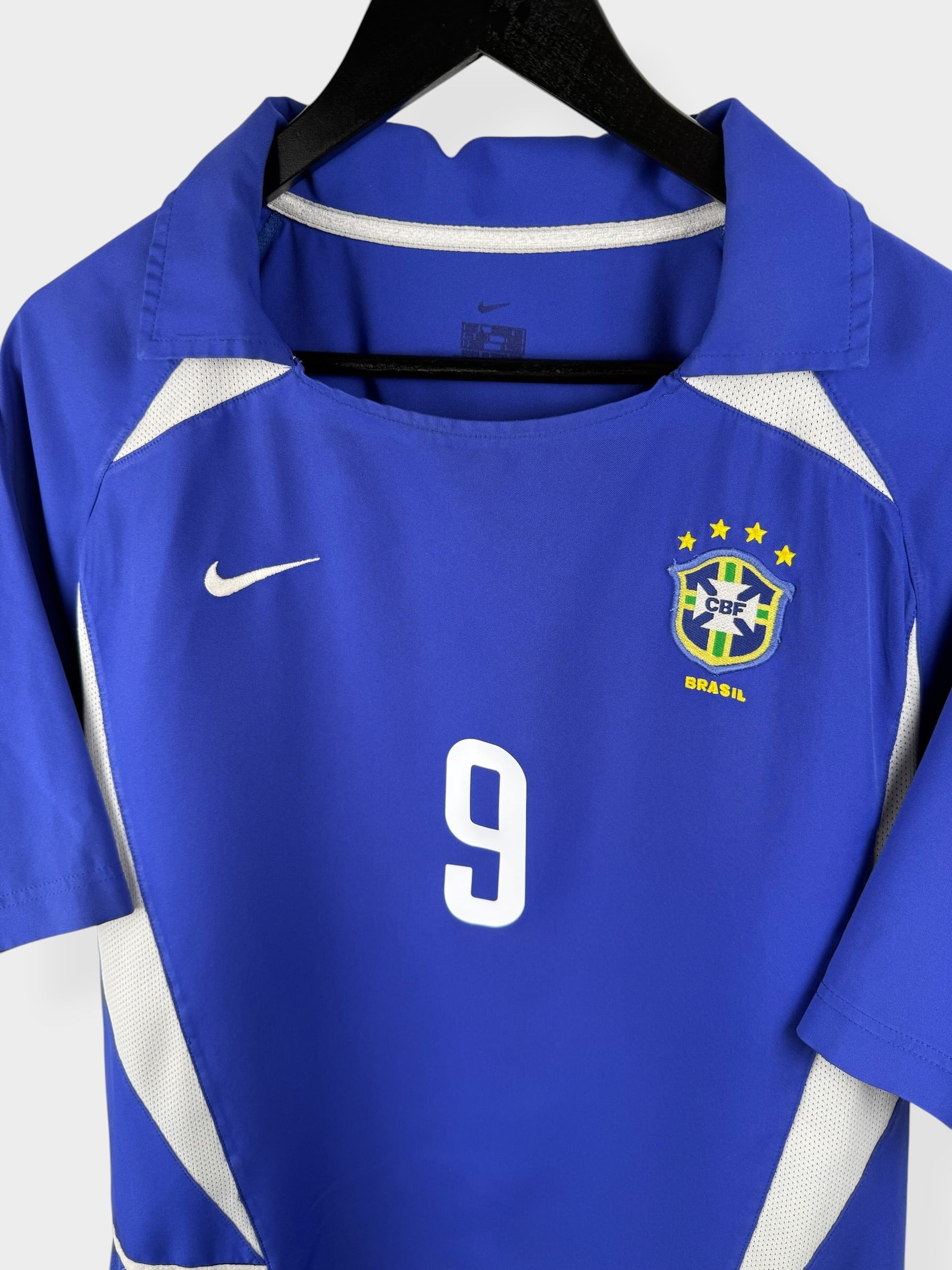 2002-04 Brasilien AUSWÄRTSTRIKOT Ronaldo #9 L