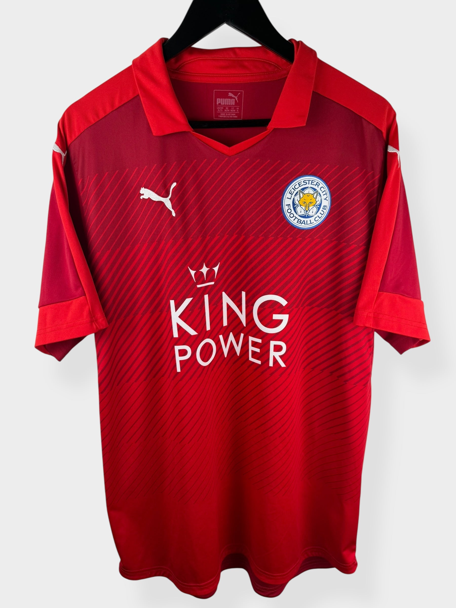 2016-17 LEICESTER CITY AWAY SHIRT VARDY #9 XL