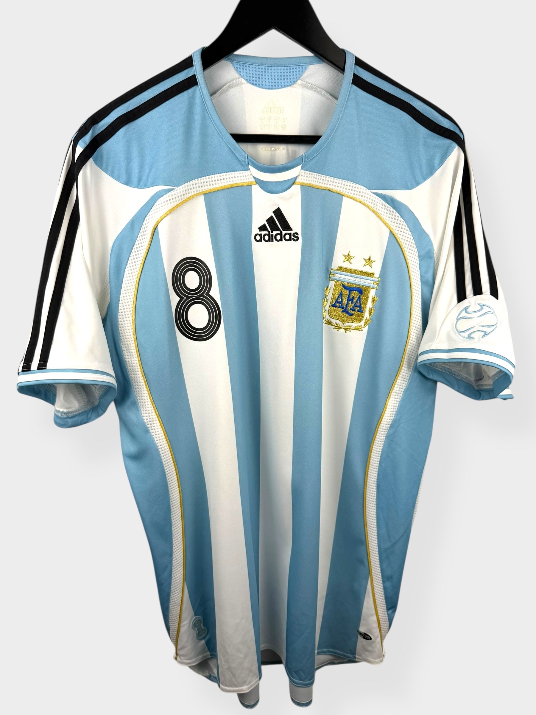 2006-07 ARGENTINA HOME SHIRT MASCHERANO #8 M