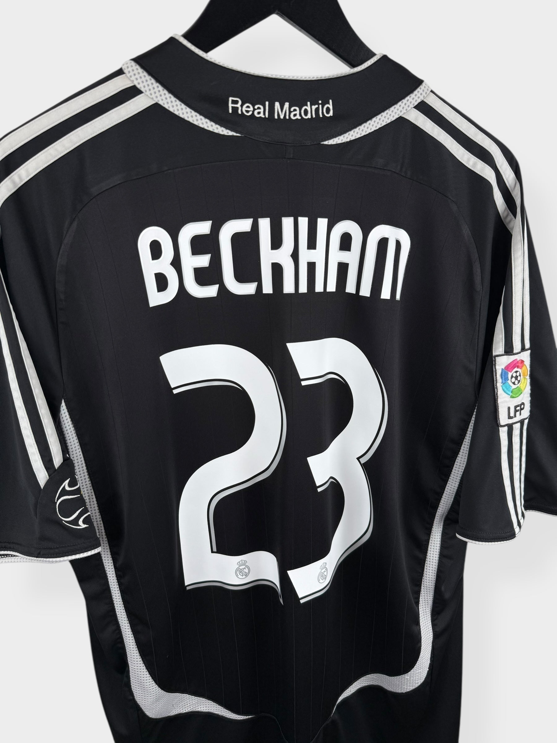 2006-07 REAL MADRID AWAY SHIRT BECKHAM #23 XL - Authentic Football Club
